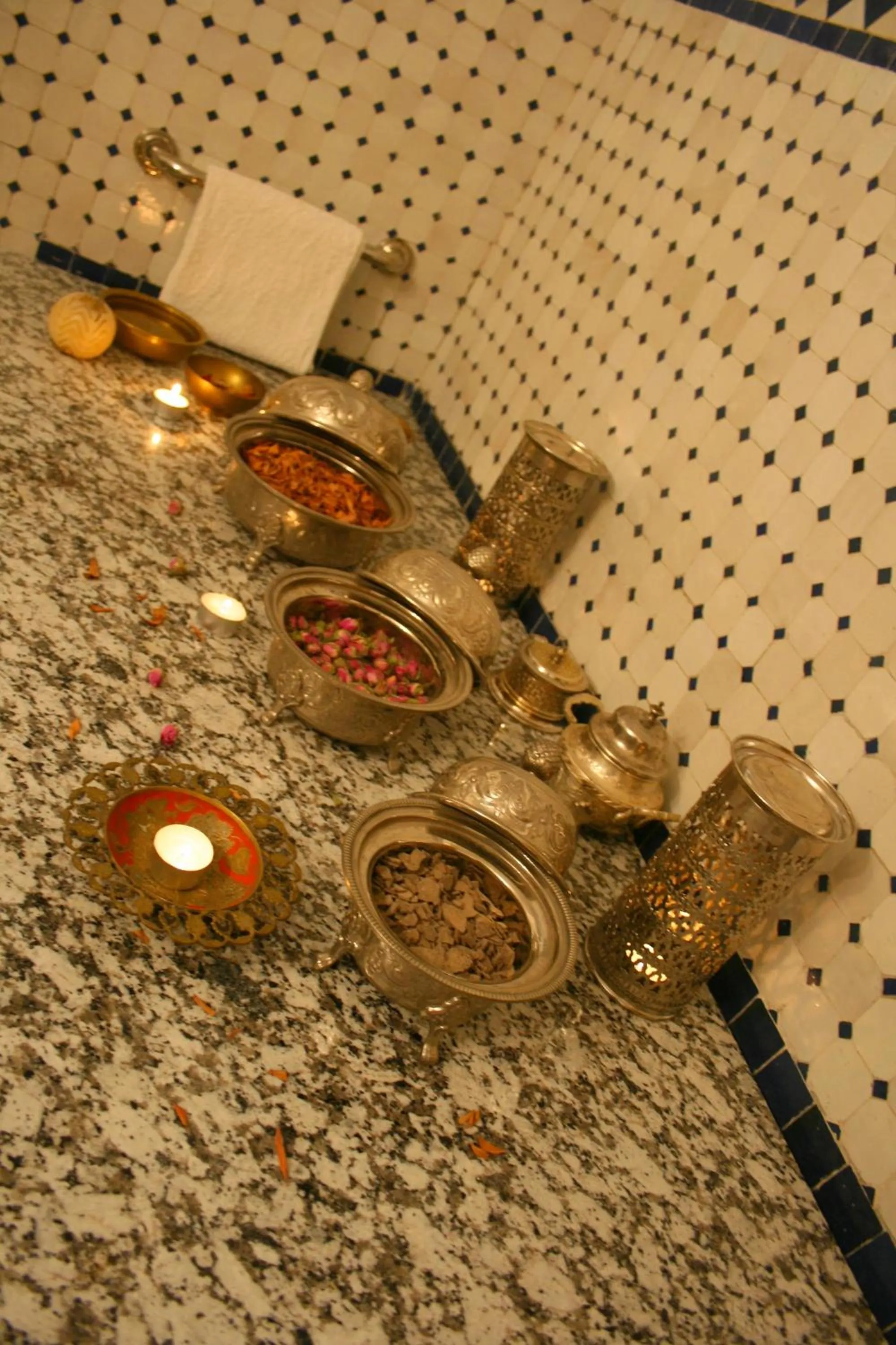 Hot Spring Bath in Riad Lalla Fatima