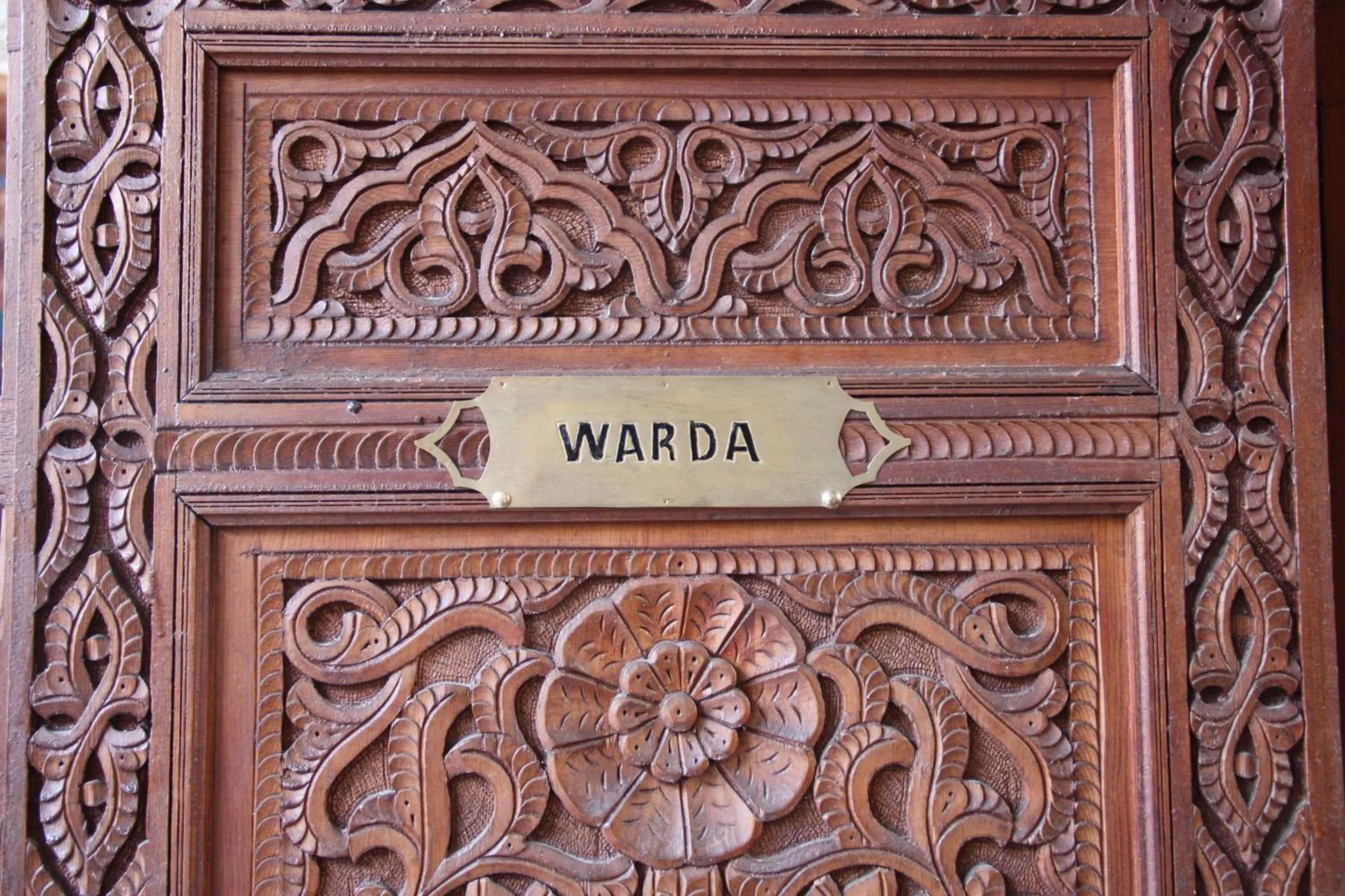 Decorative detail in Riad Lalla Fatima