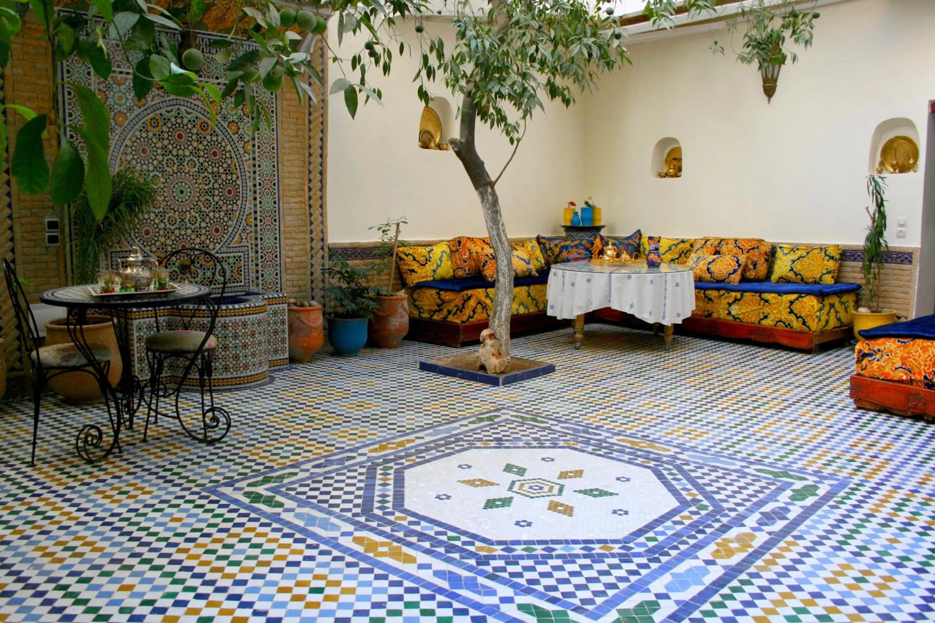 Garden in Riad Lalla Fatima