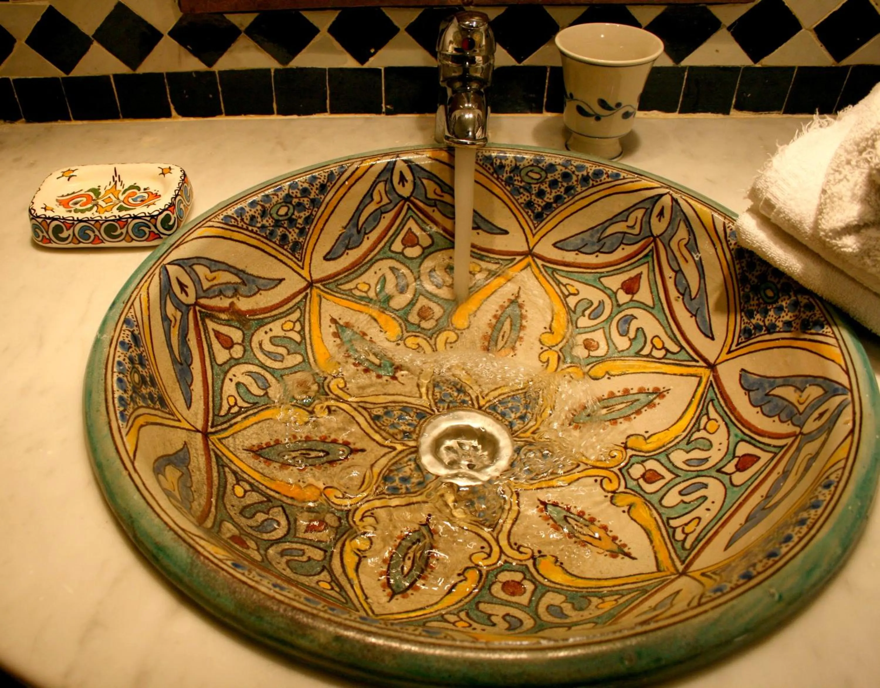 Bathroom in Riad Lalla Fatima