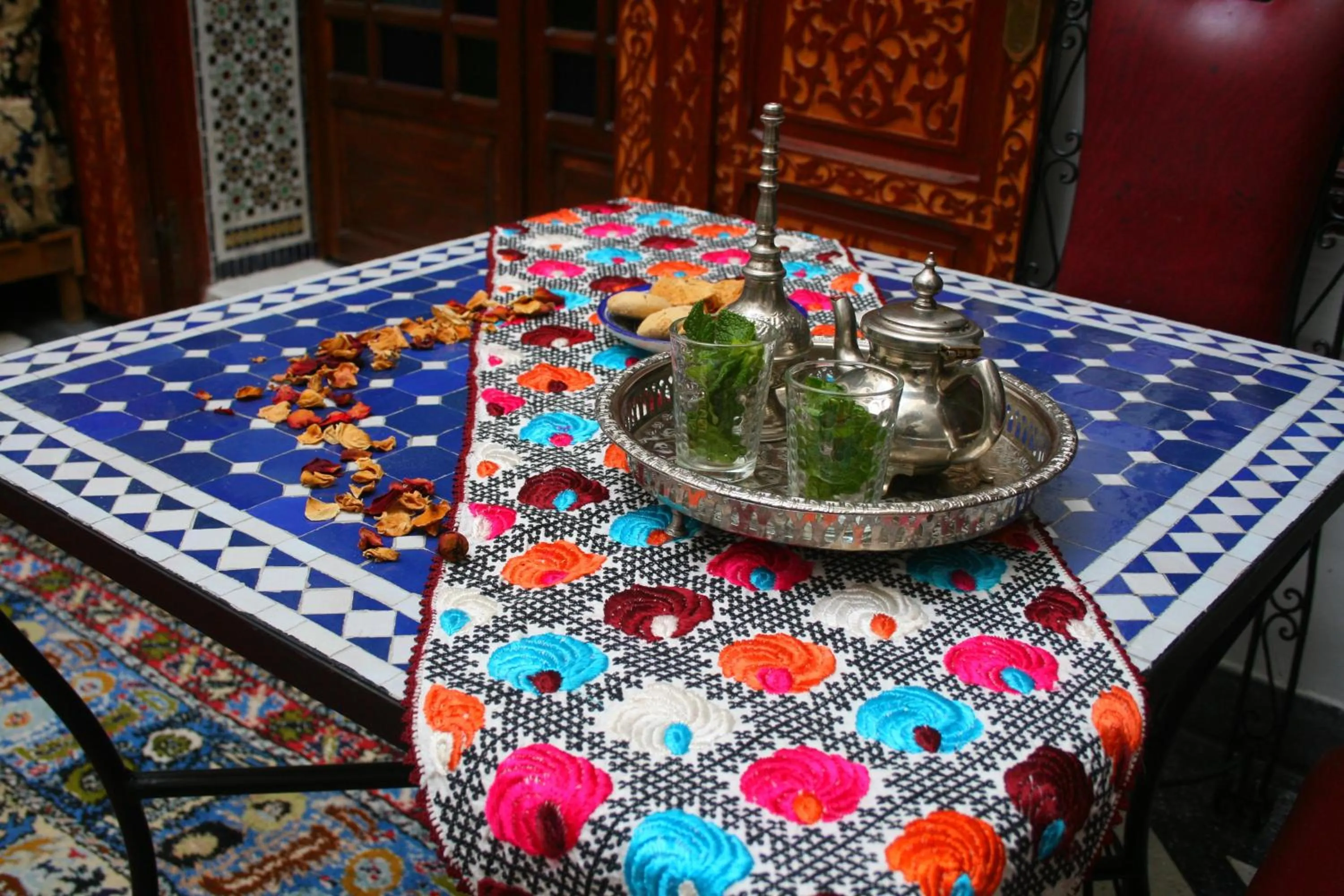 Lounge or bar in Riad Lalla Fatima