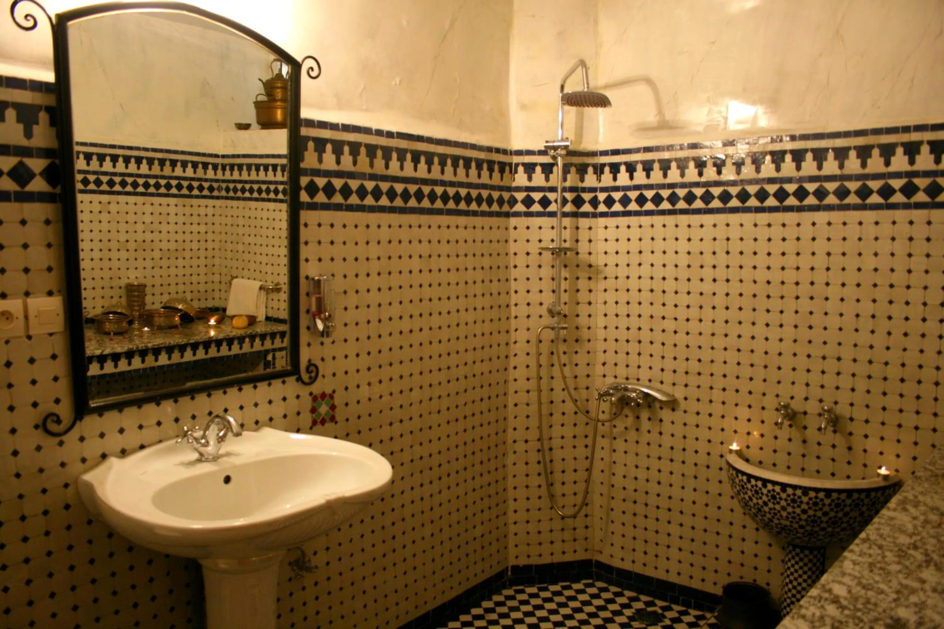 Bathroom in Riad Lalla Fatima