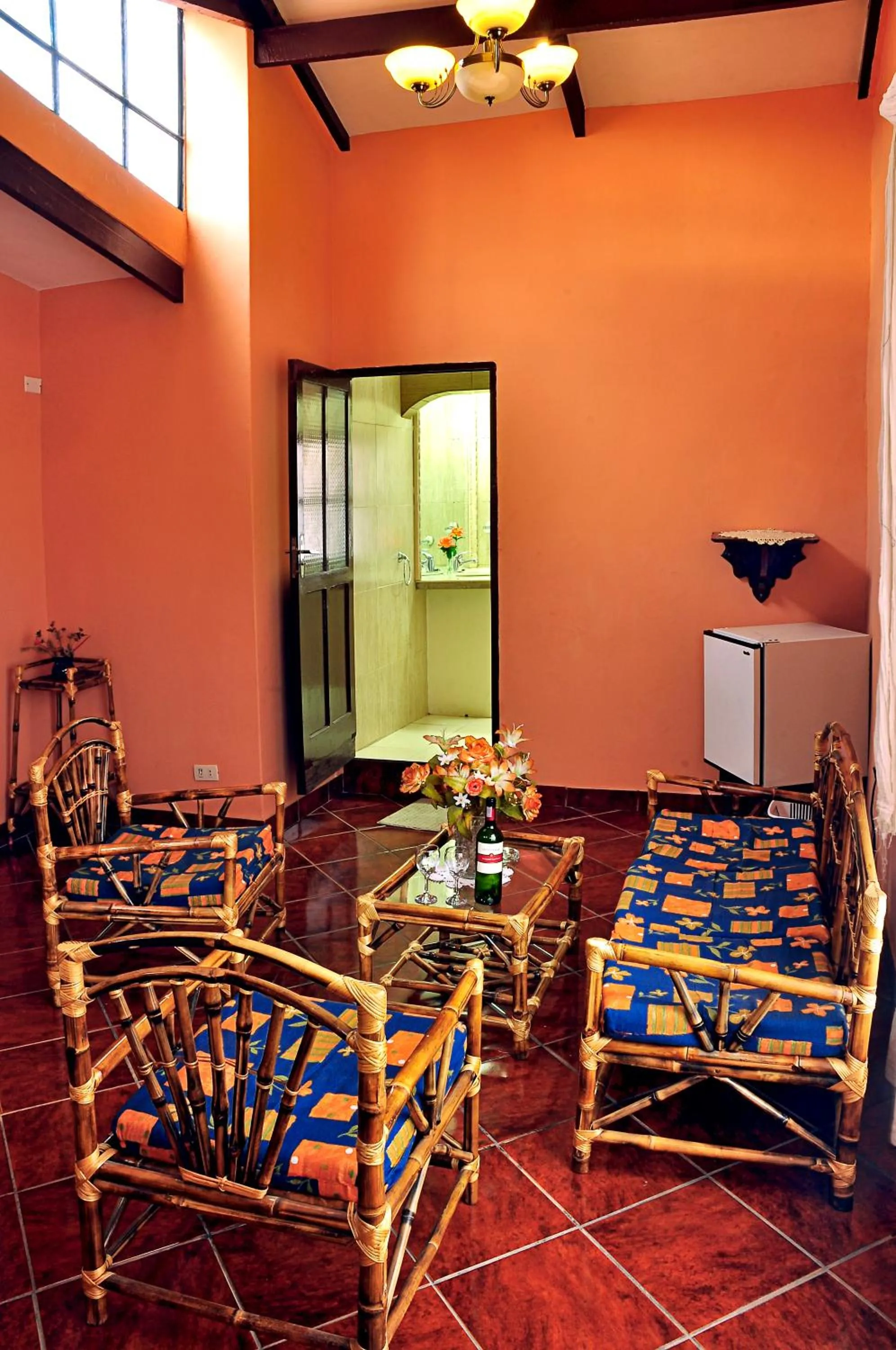 Living room in Hostal Sucre