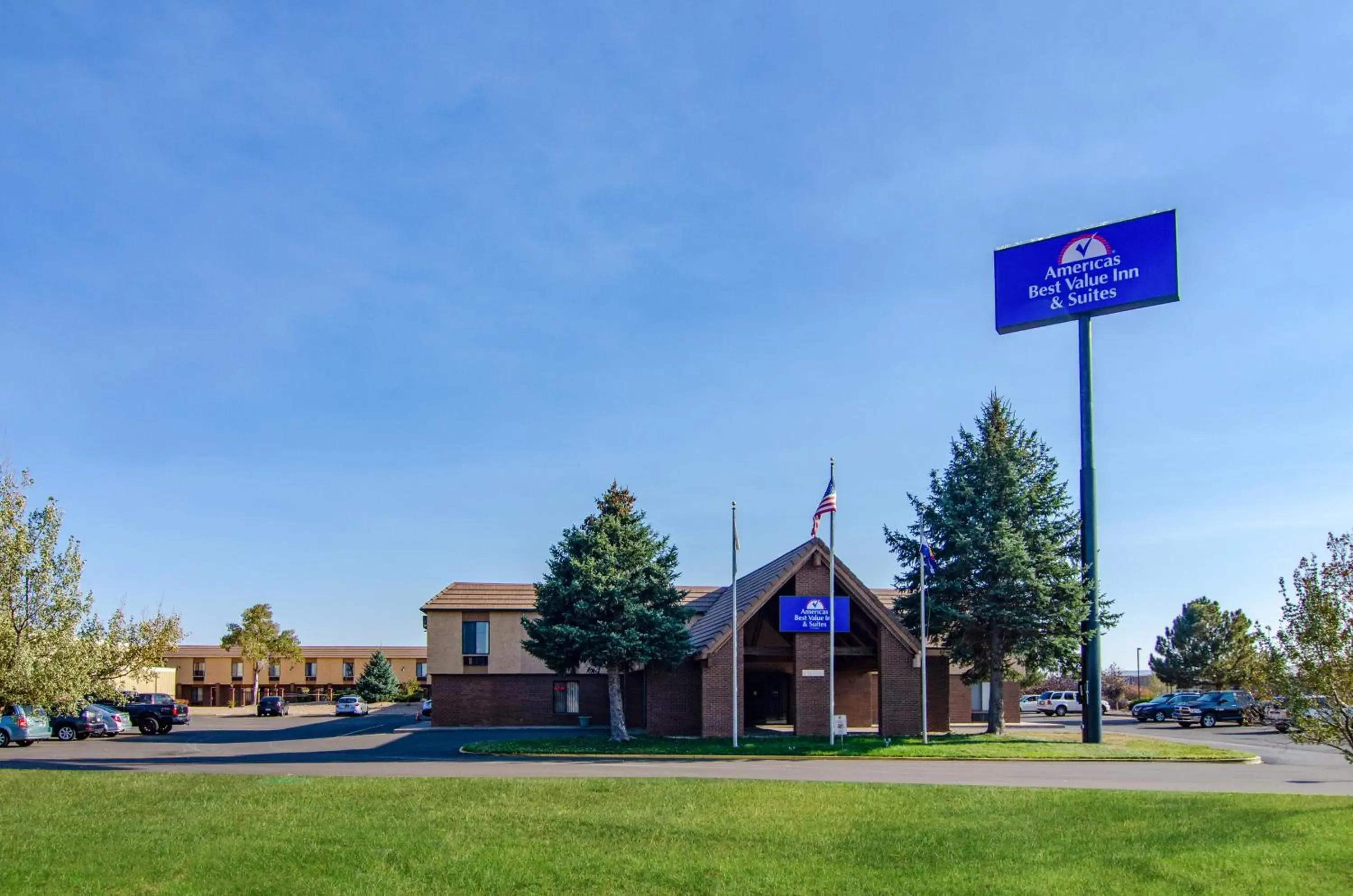 Property building in Americas Best Value Inn & Suites Ft Collins E at I-25 Property building in Americas Best Value Inn & Suites Ft Collins E at I-25