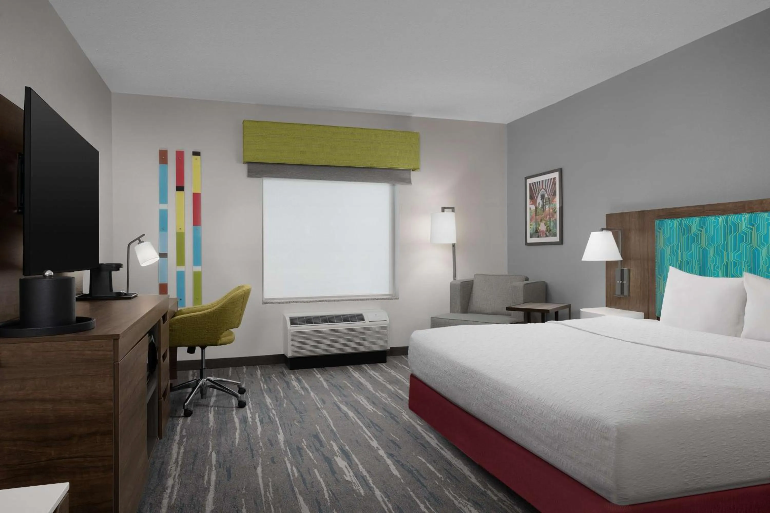 Bedroom, Bed in Hampton Inn & Suites Durham North I-85