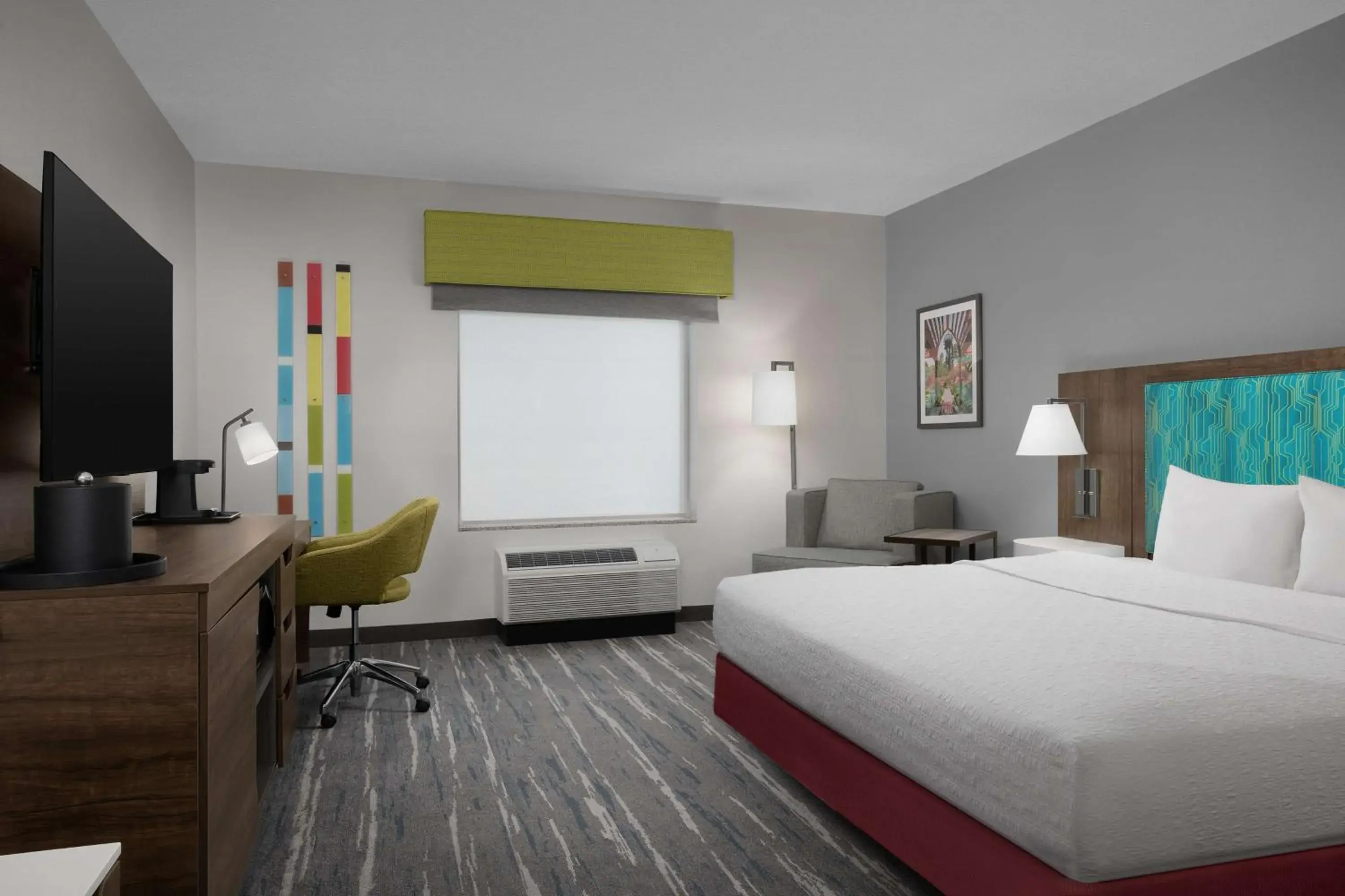Bedroom, Bed in Hampton Inn & Suites Durham North I-85 Bedroom, Bed in Hampton Inn & Suites Durham North I-85