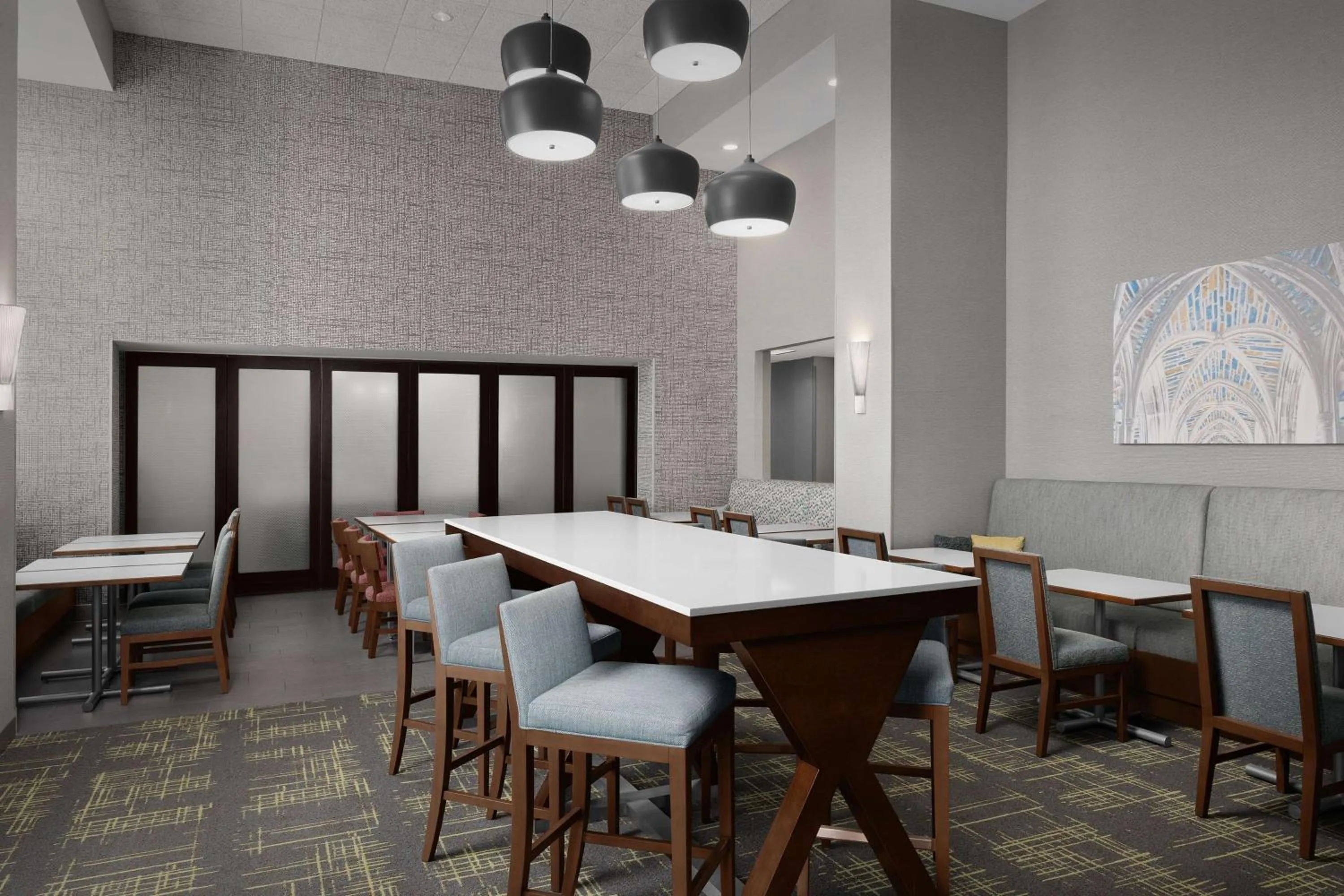 Lobby or reception in Hampton Inn & Suites Durham North I-85