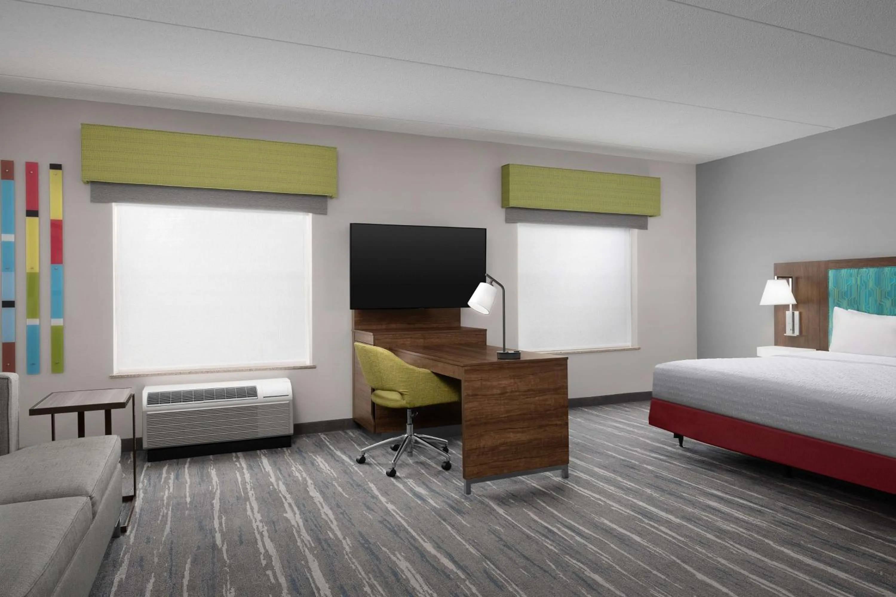 Bedroom, Bed in Hampton Inn & Suites Durham North I-85