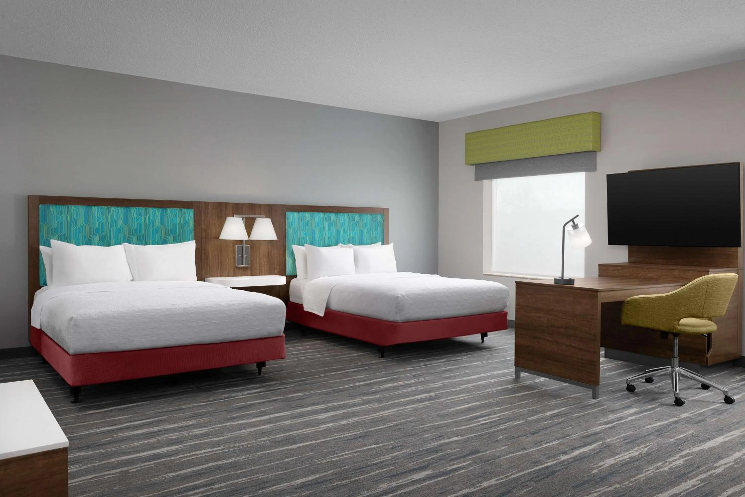 Bedroom, Bed in Hampton Inn & Suites Durham North I-85