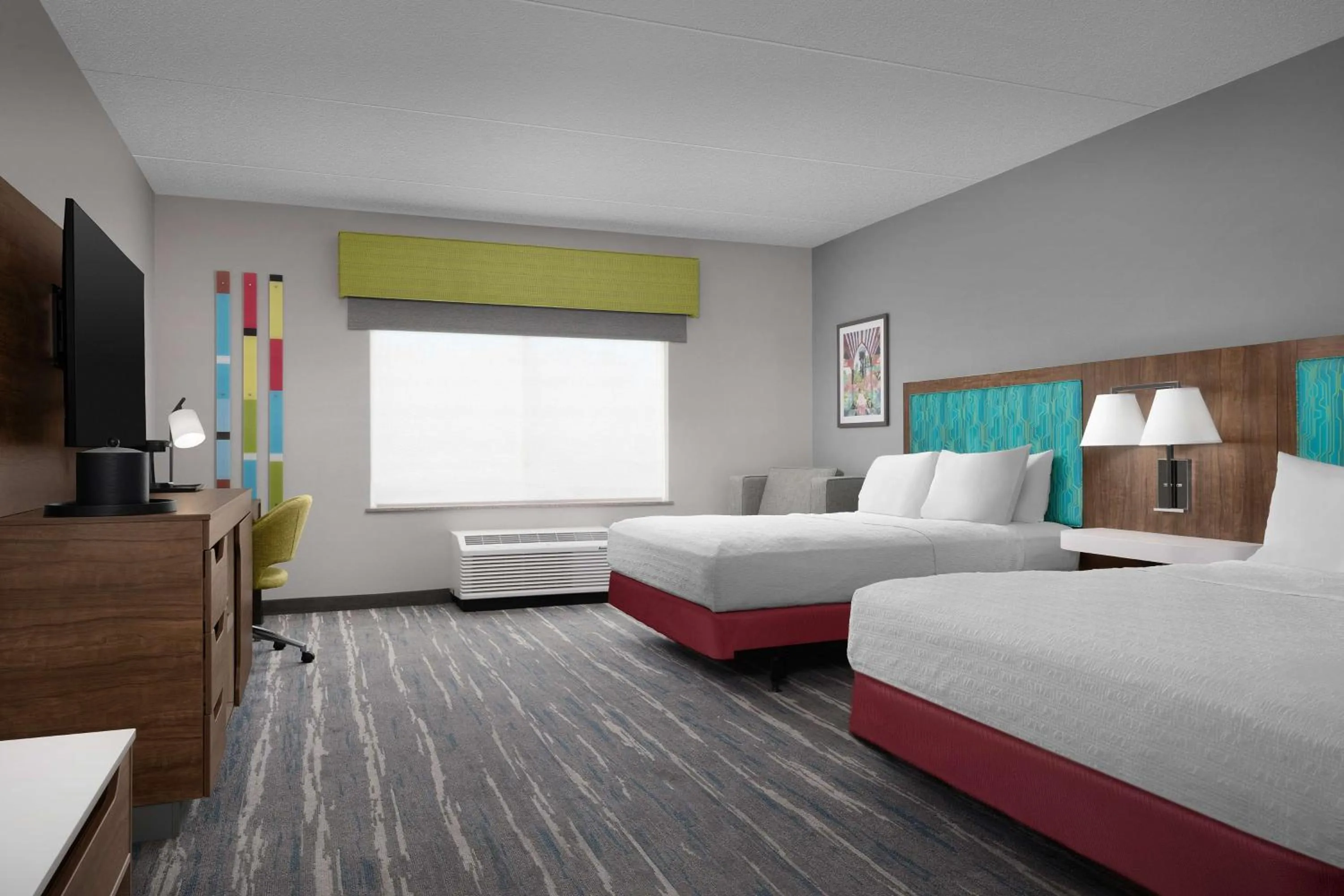 Bedroom, Bed in Hampton Inn & Suites Durham North I-85