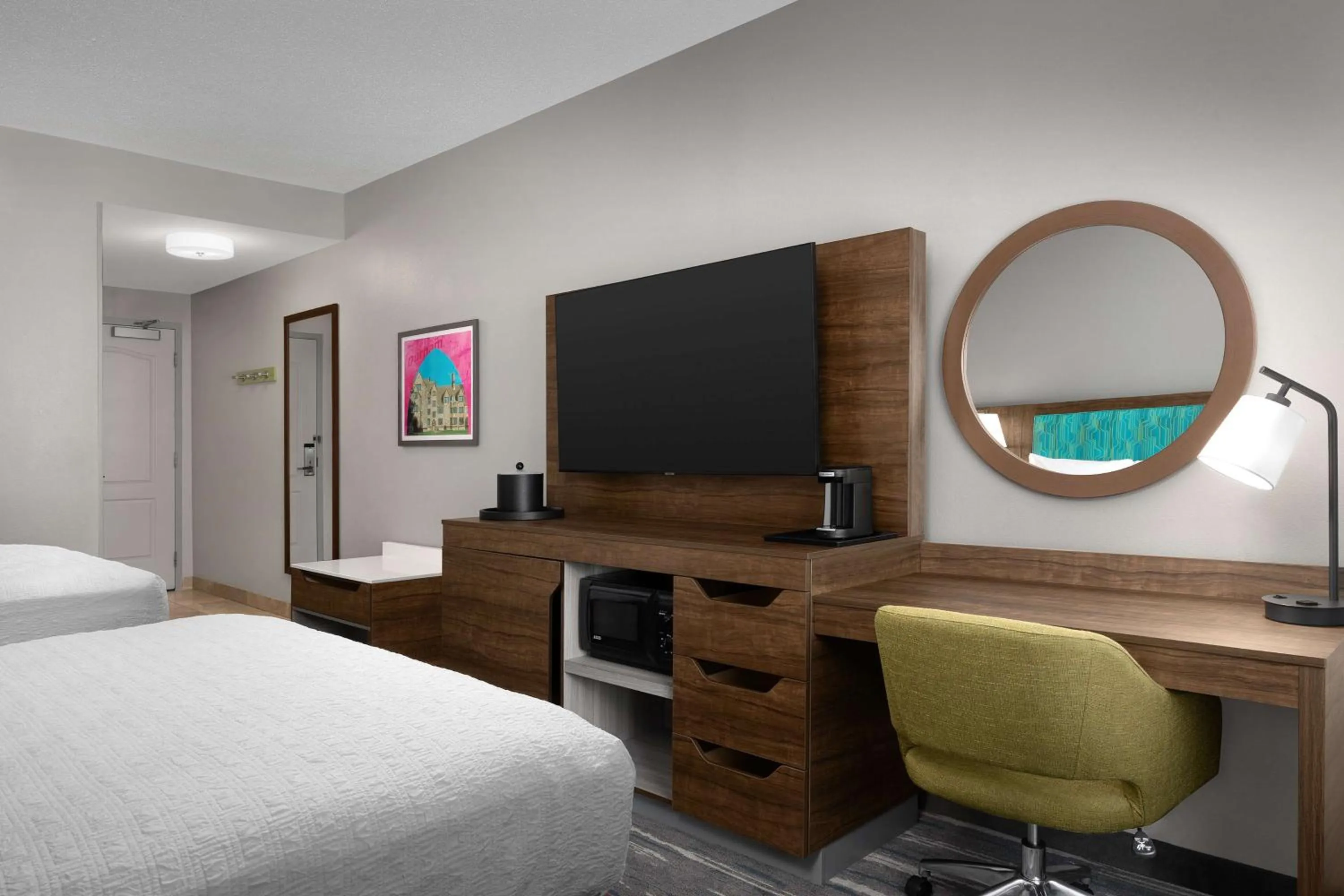 Bedroom, Bed in Hampton Inn & Suites Durham North I-85