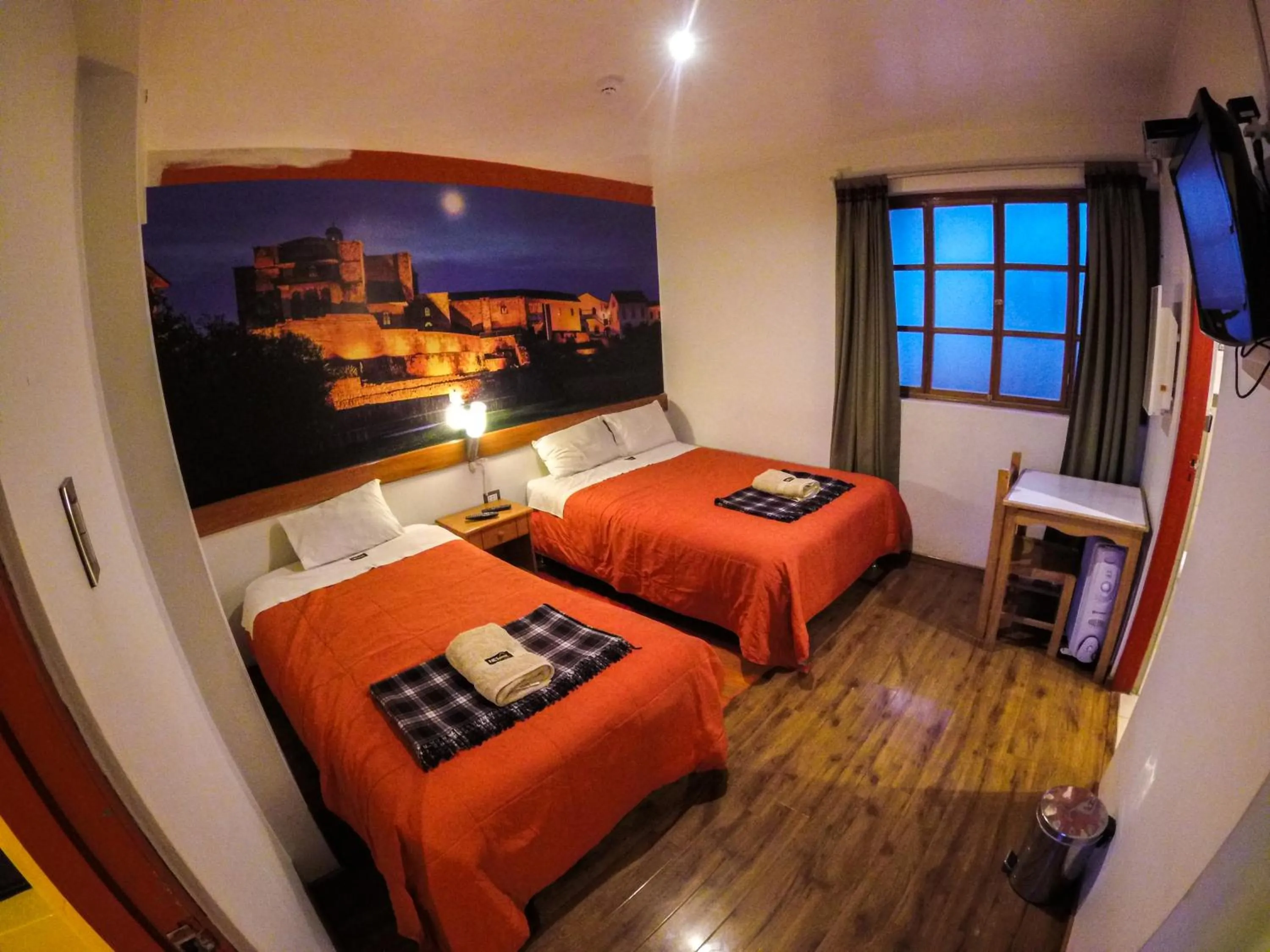 Bed in Net House Cusco