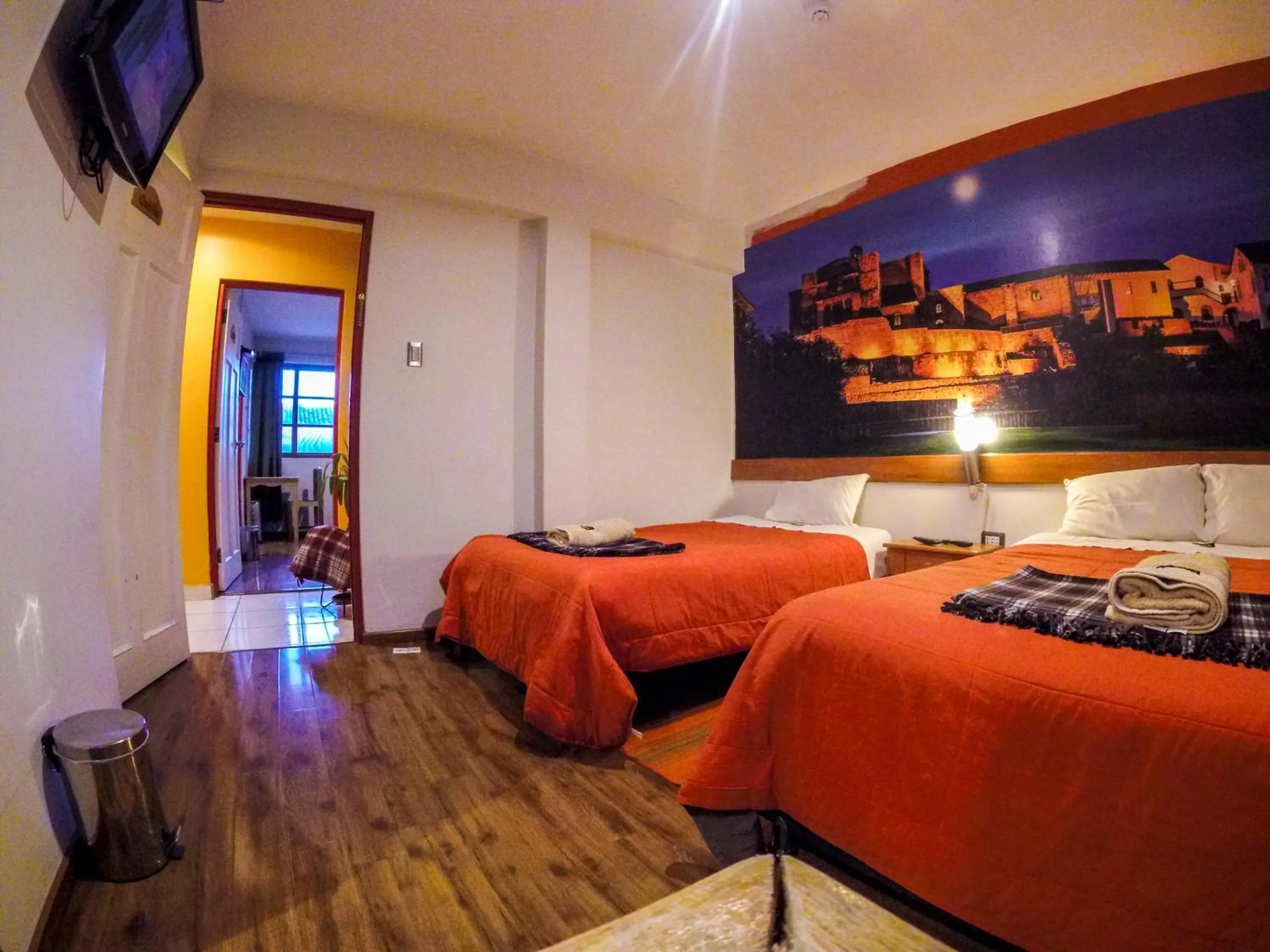 Bed in Net House Cusco