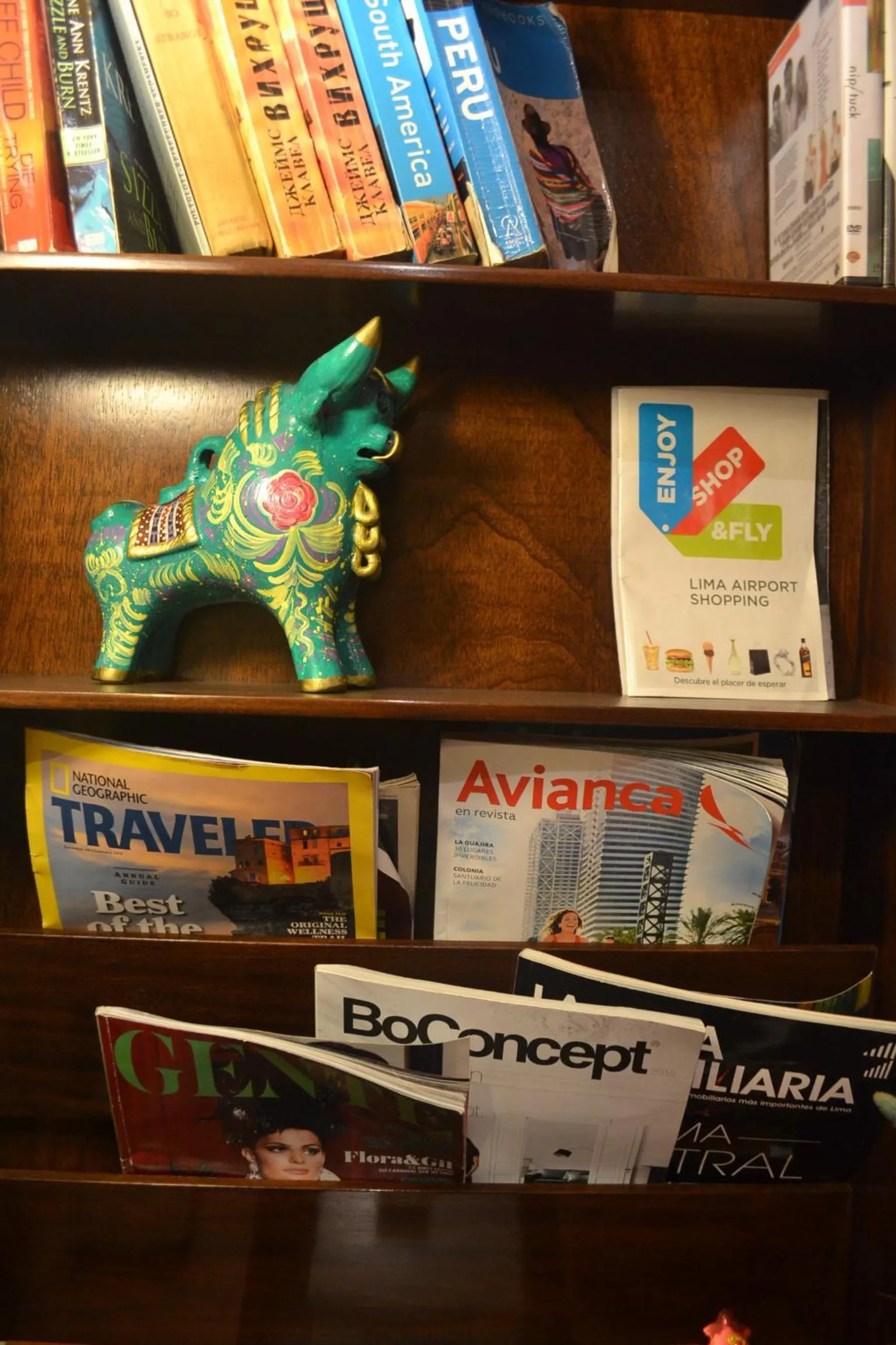 Library in Net House Cusco