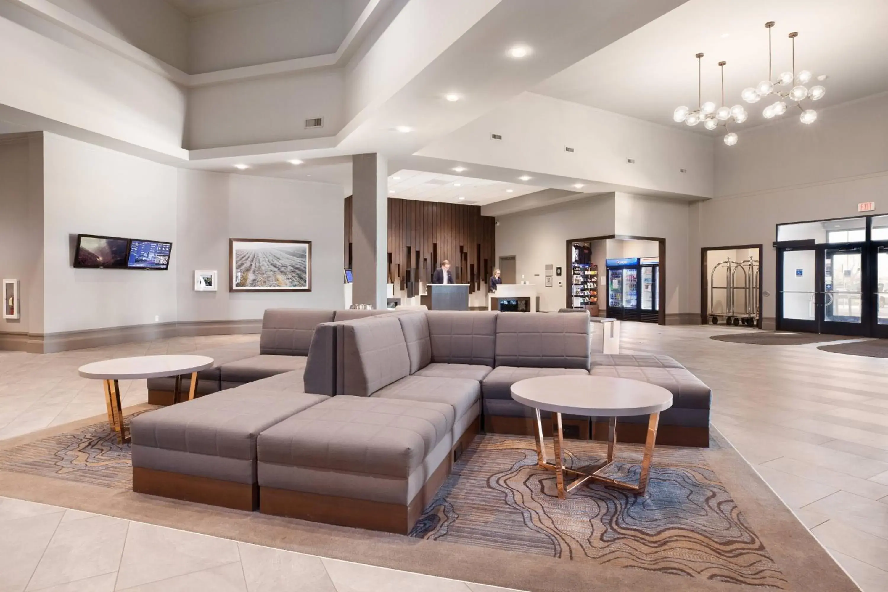 Lobby or reception in Delta Hotels by Marriott Fargo Lobby or reception in Delta Hotels by Marriott Fargo