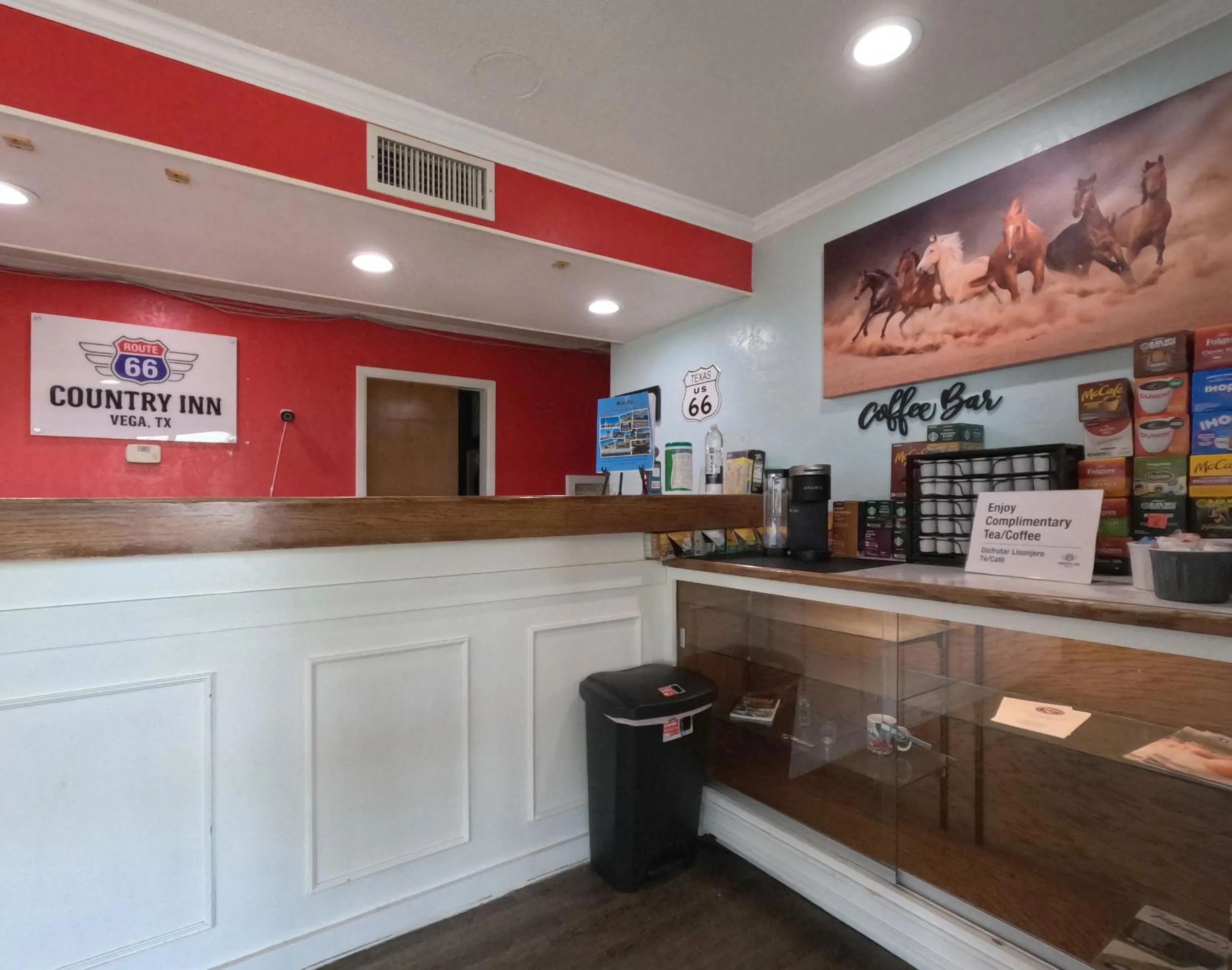 Lobby or reception in Capital O Route 66 Country Inn Vega Tx