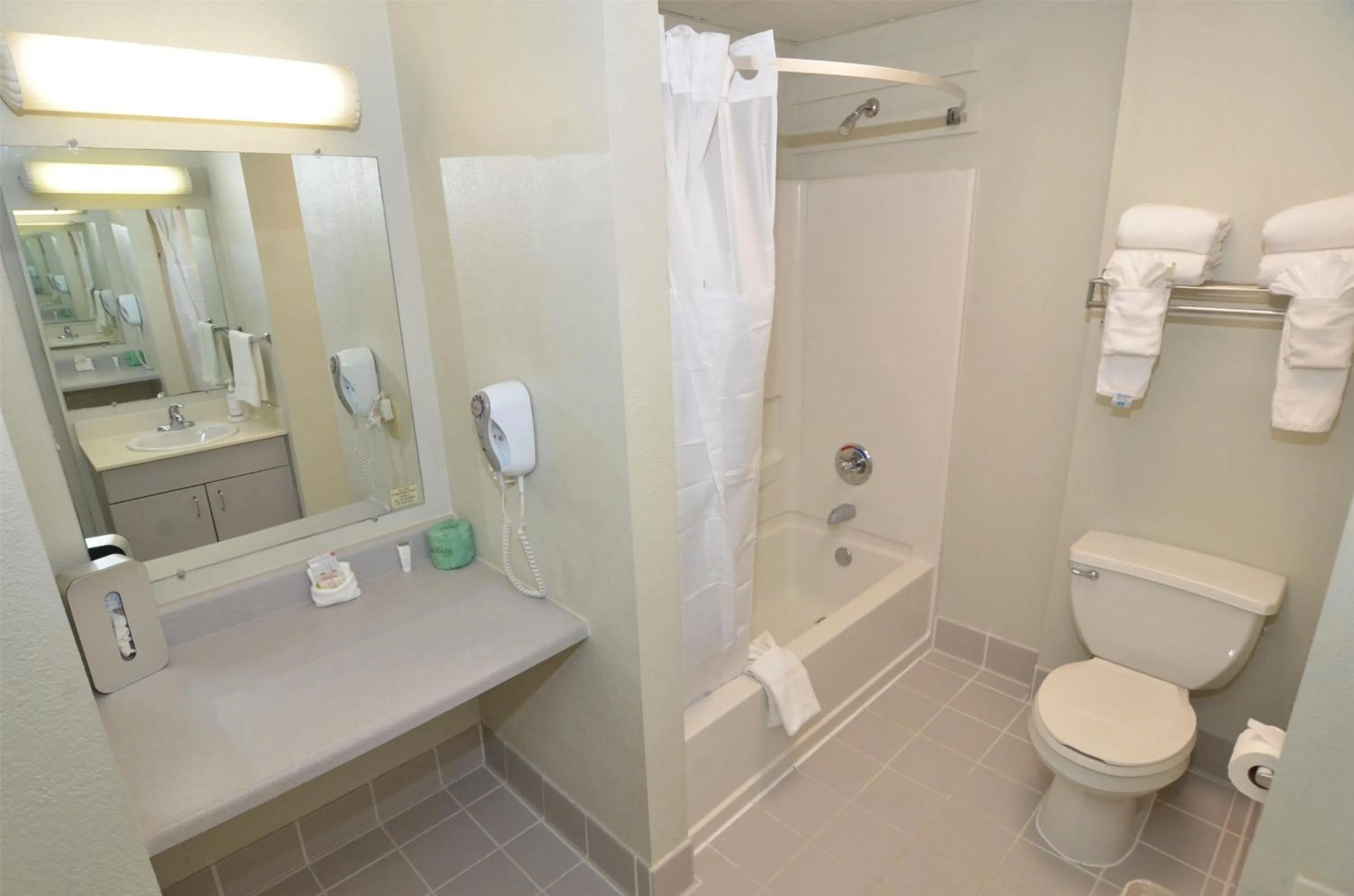 Bathroom in Days Inn & Suites by Wyndham Jekyll Island