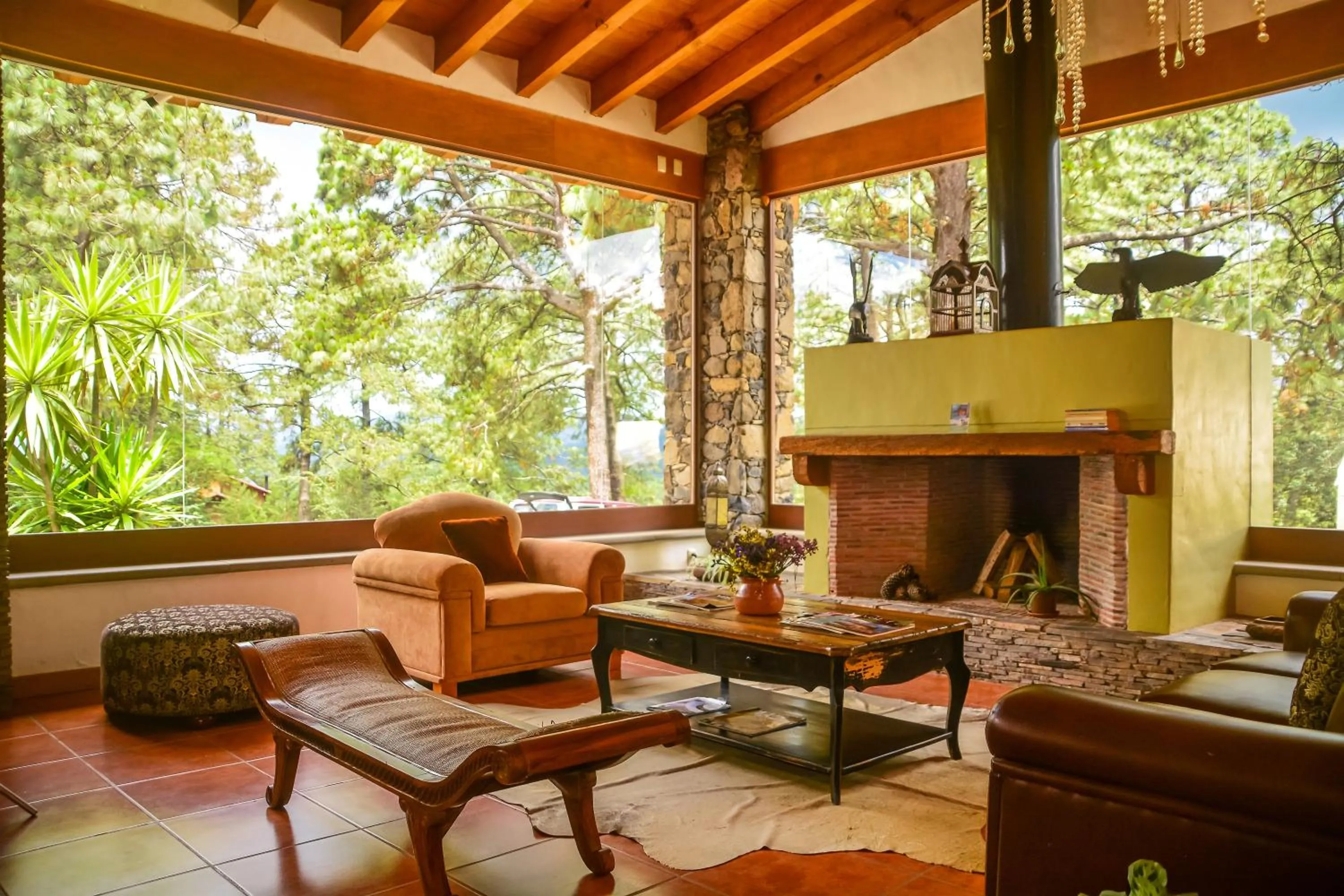 Lobby or reception in Monterra Tapalpa