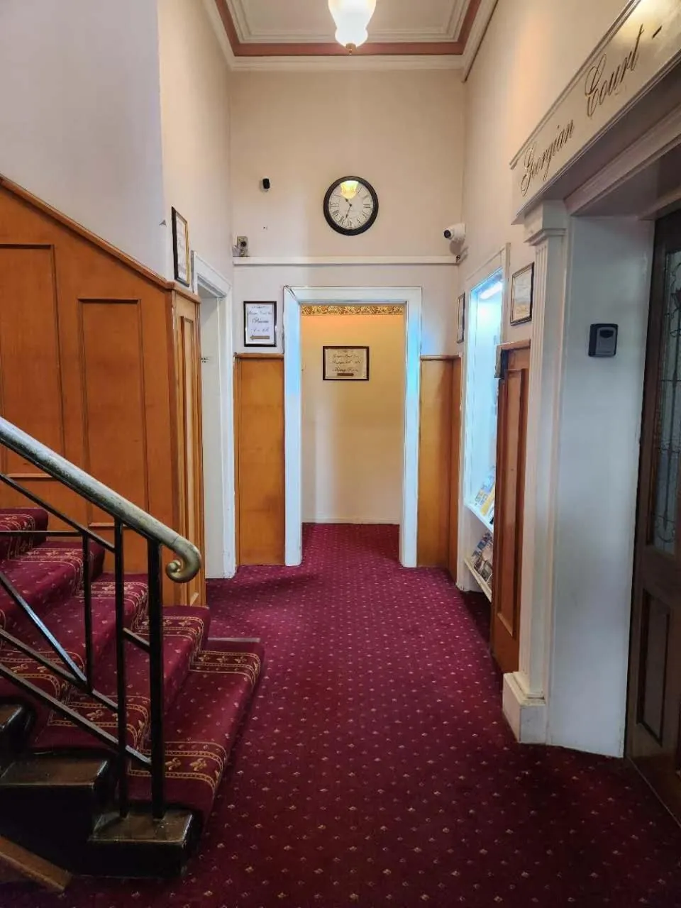 Lobby or reception in Georgian Court Inn