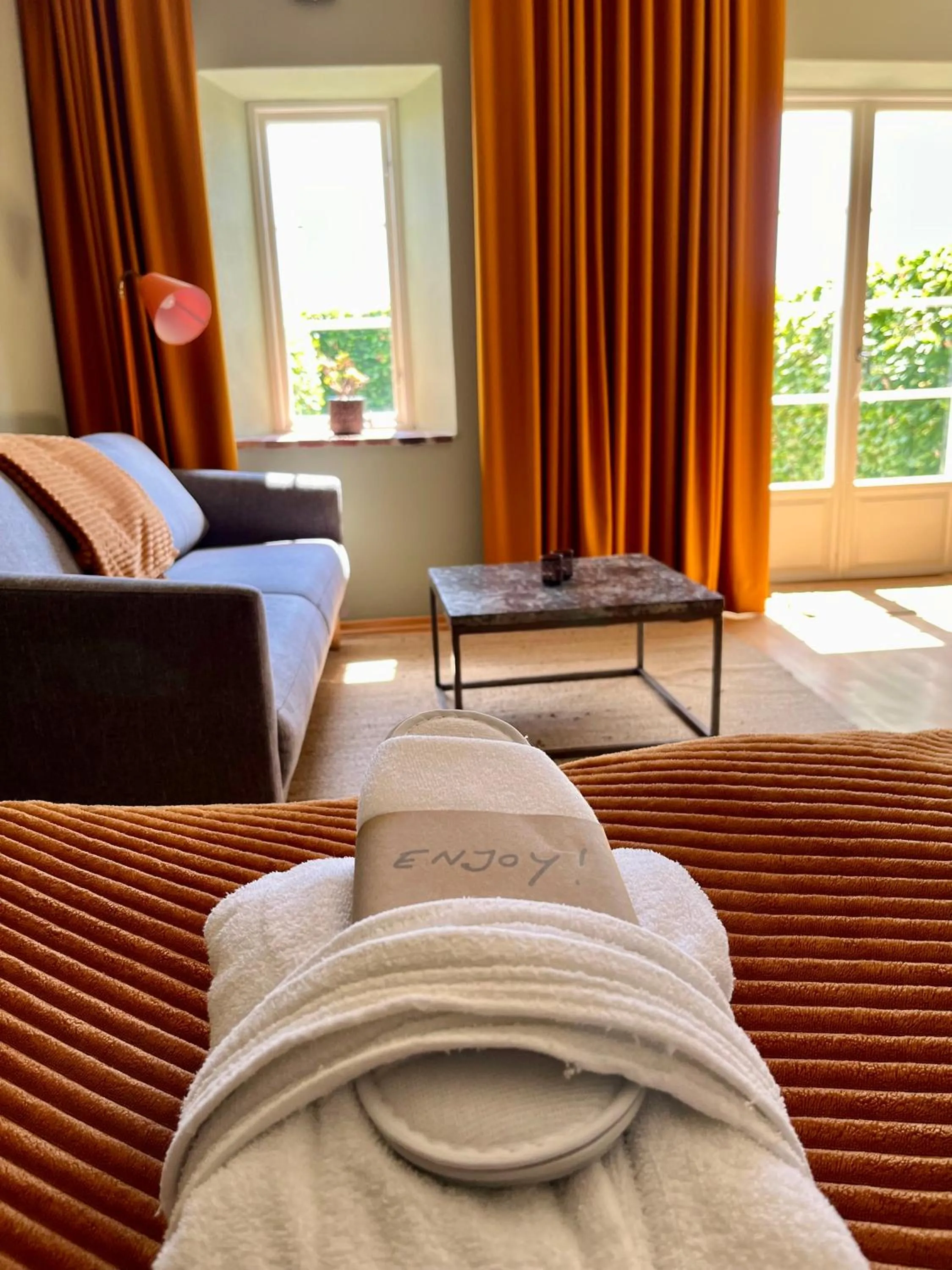 Bed in Örums Nygård Gårdshotell