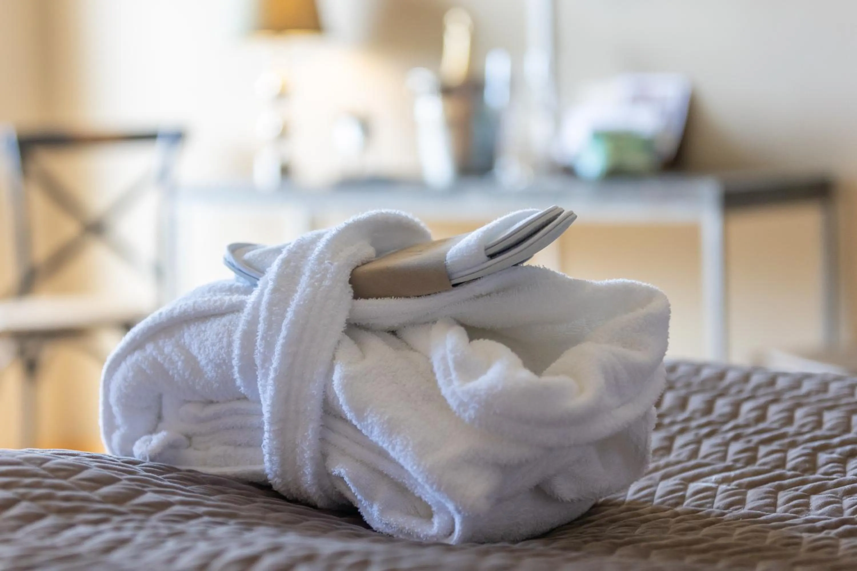 Bed in Örums Nygård Gårdshotell