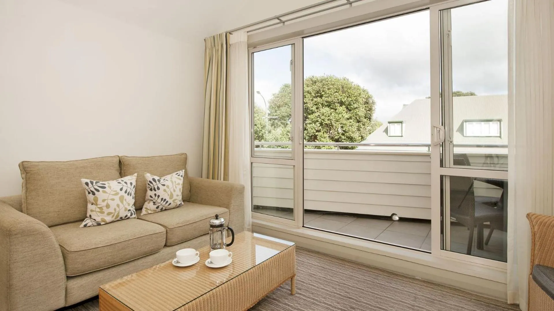 Balcony/Terrace in Hananui Lodge and Apartments