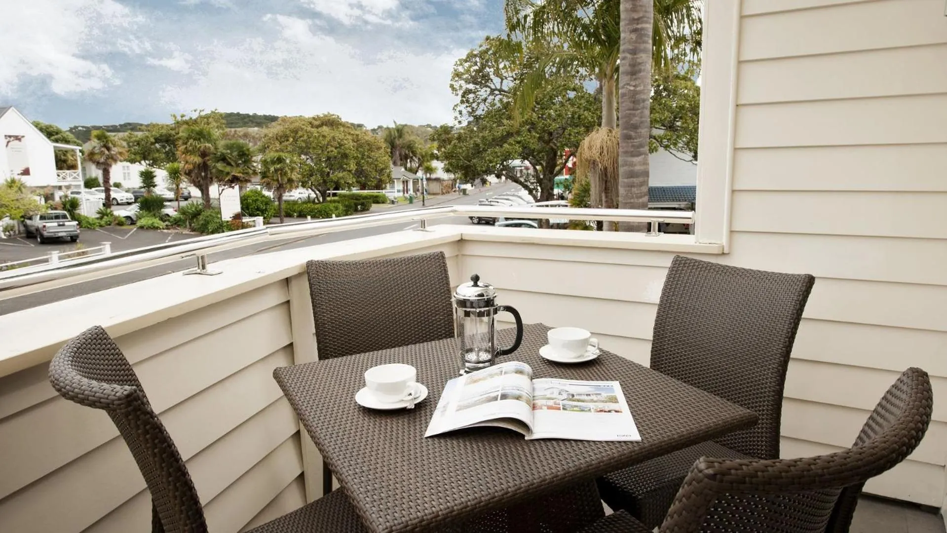 Balcony/Terrace in Hananui Lodge and Apartments