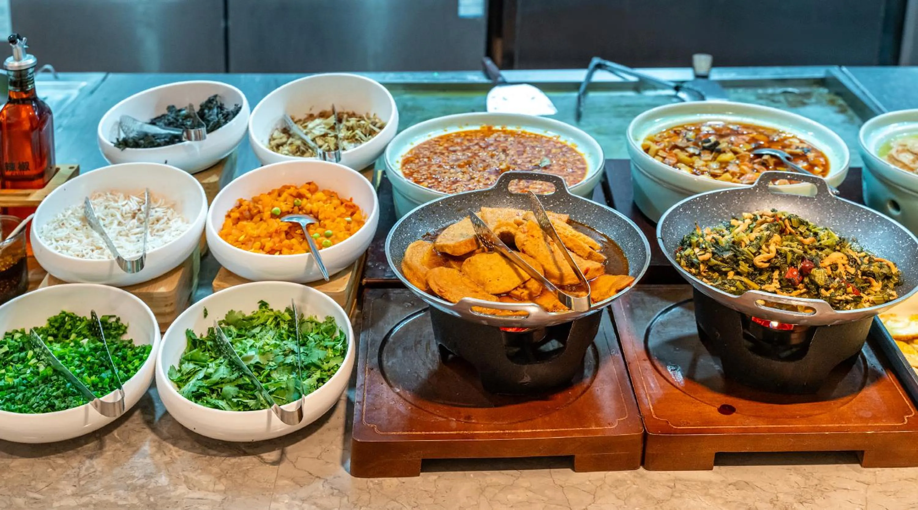 Buffet breakfast in SSAW Boutique Hotel Shanghai Bund
