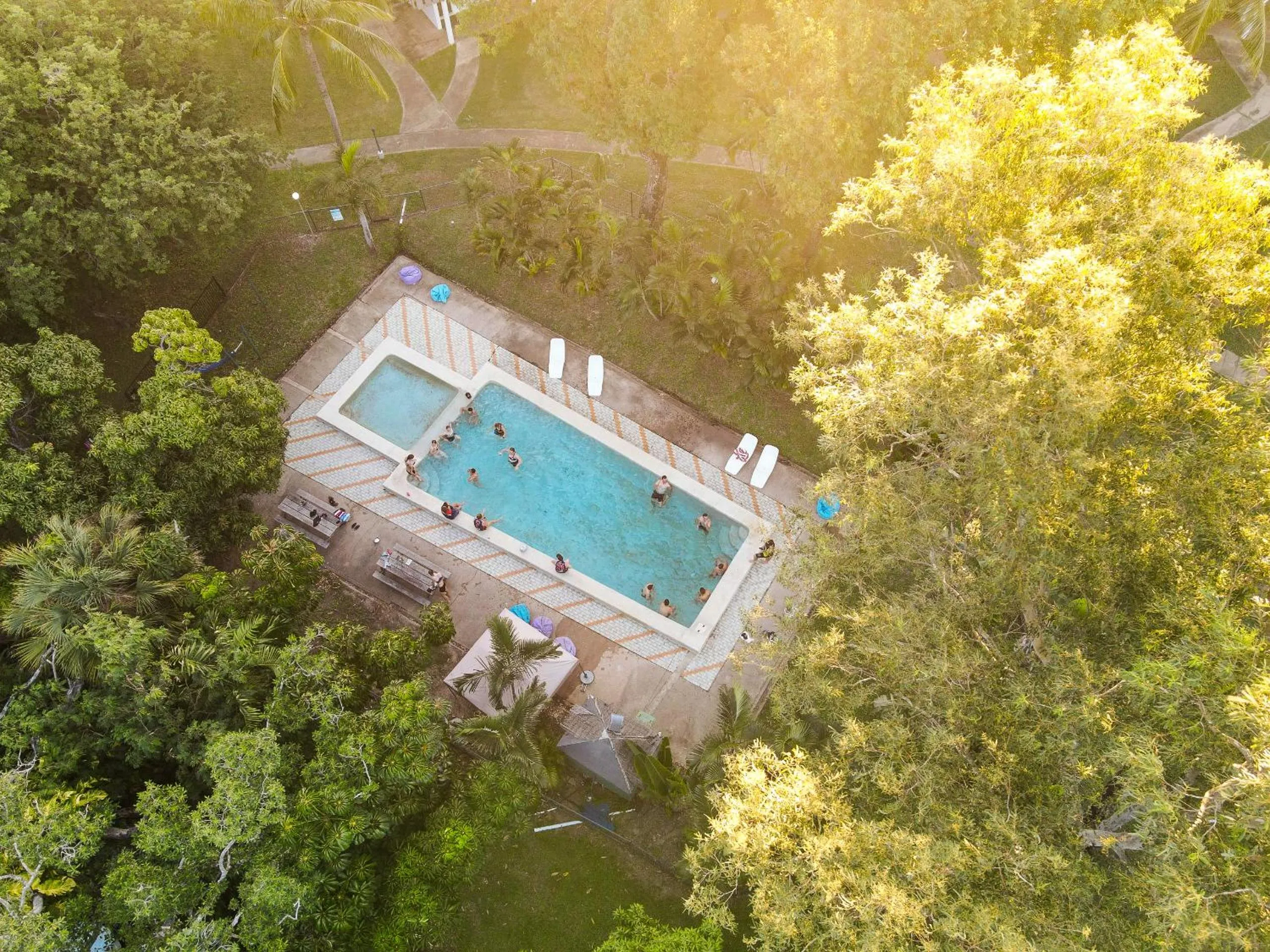Bird's eye view, Bird's-eye View in Base Airlie Beach Resort