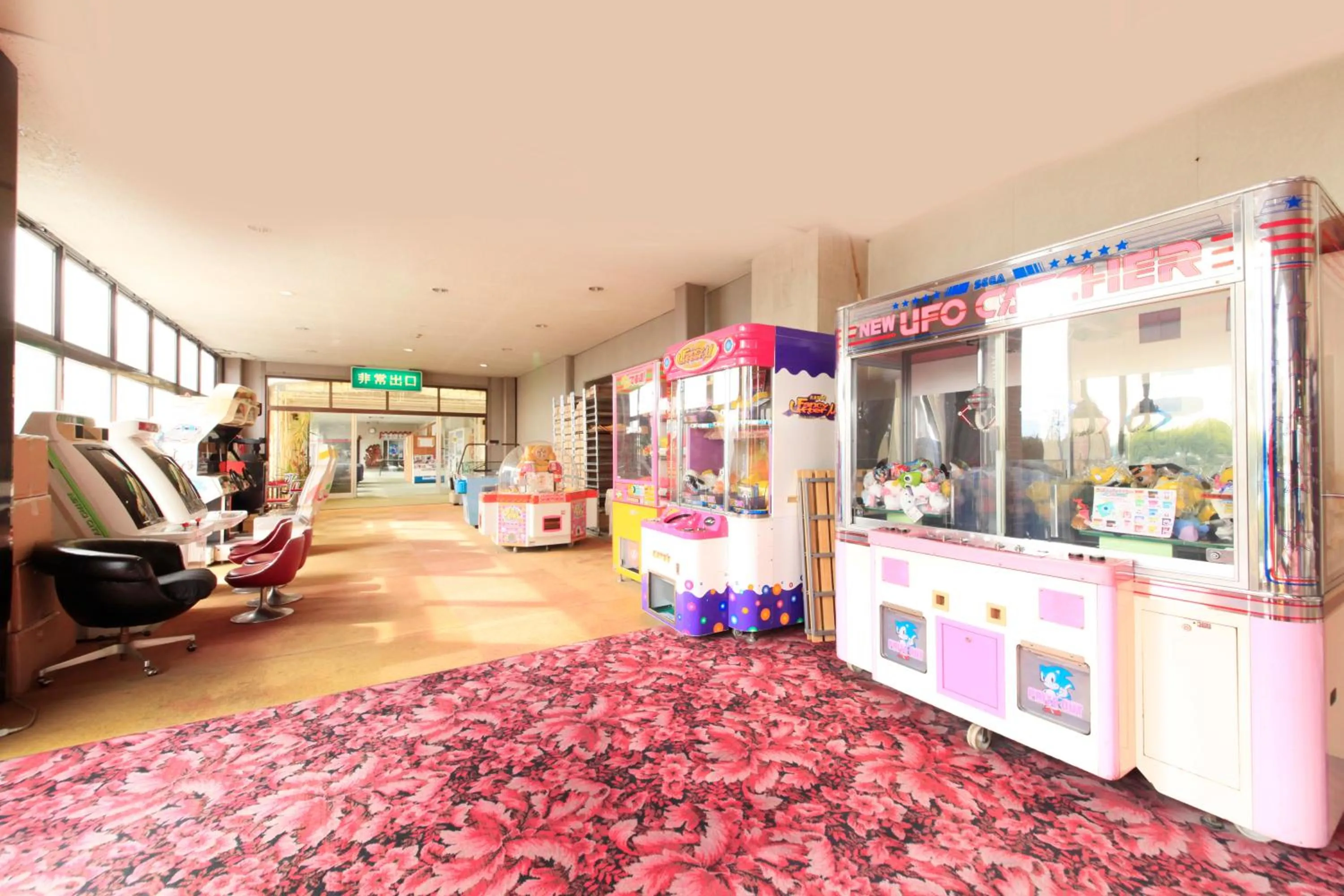 Lobby or reception in 吸う温泉 湯治の宿 竜王ラドン温泉 湯ーとぴあ