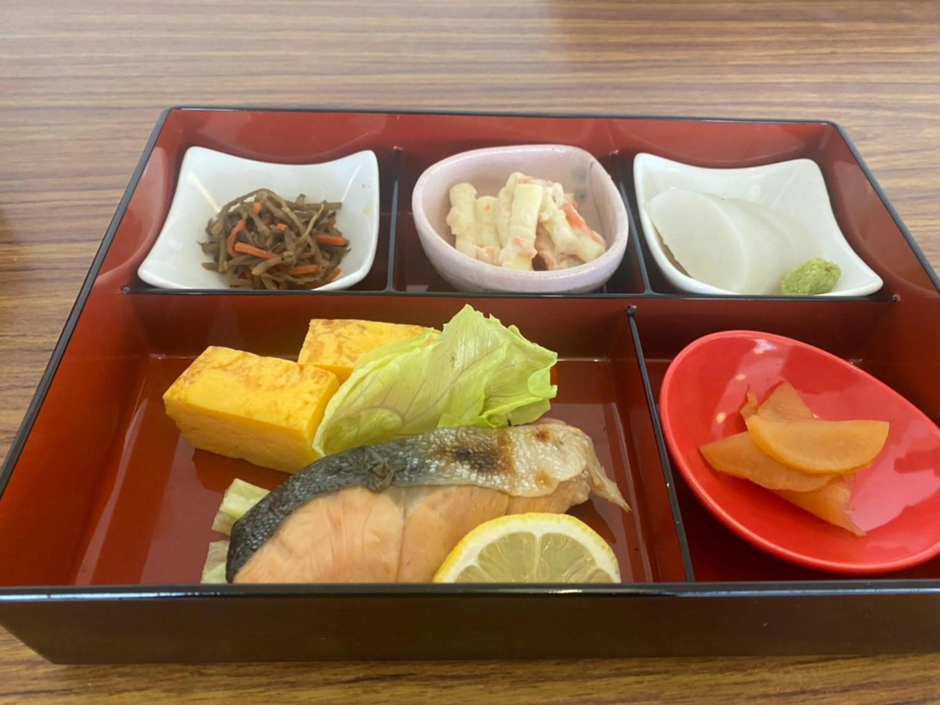 Breakfast in 吸う温泉 湯治の宿 竜王ラドン温泉 湯ーとぴあ