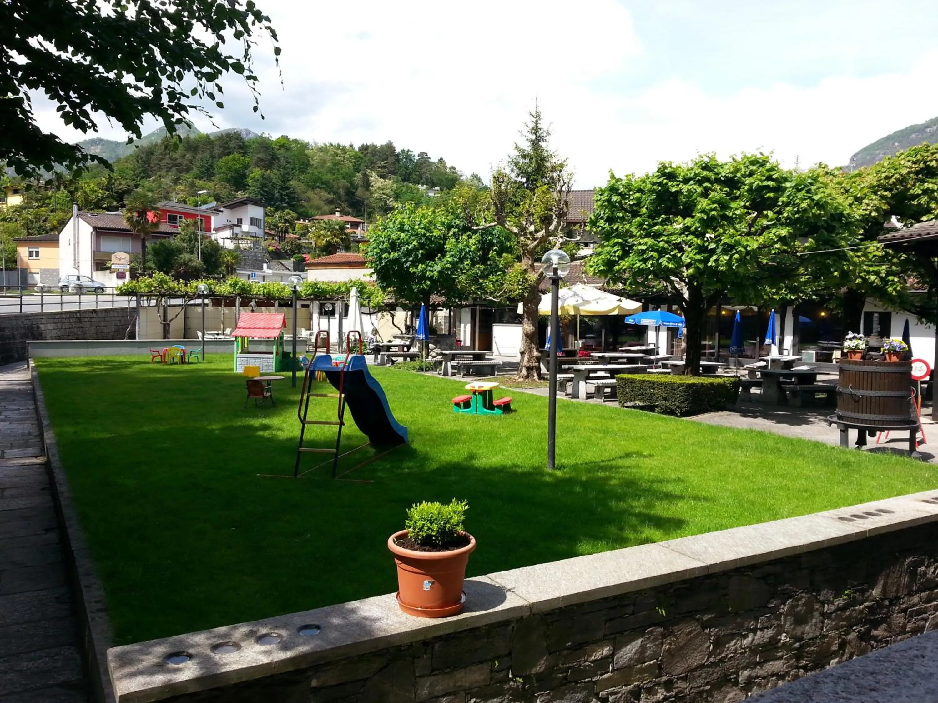Children play ground in Osteria Belvedere