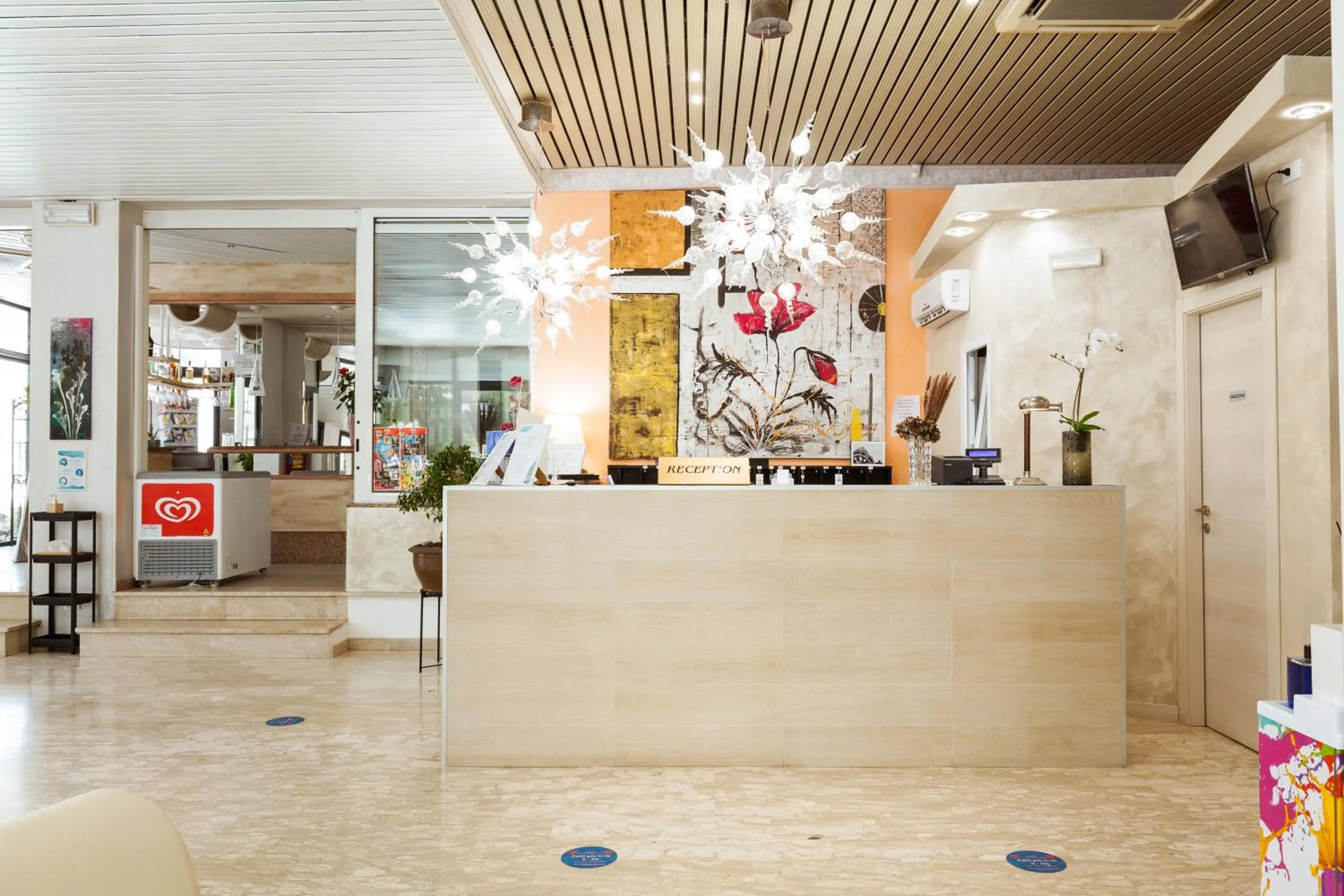 Lounge or bar in Hotel al Nuovo Porto