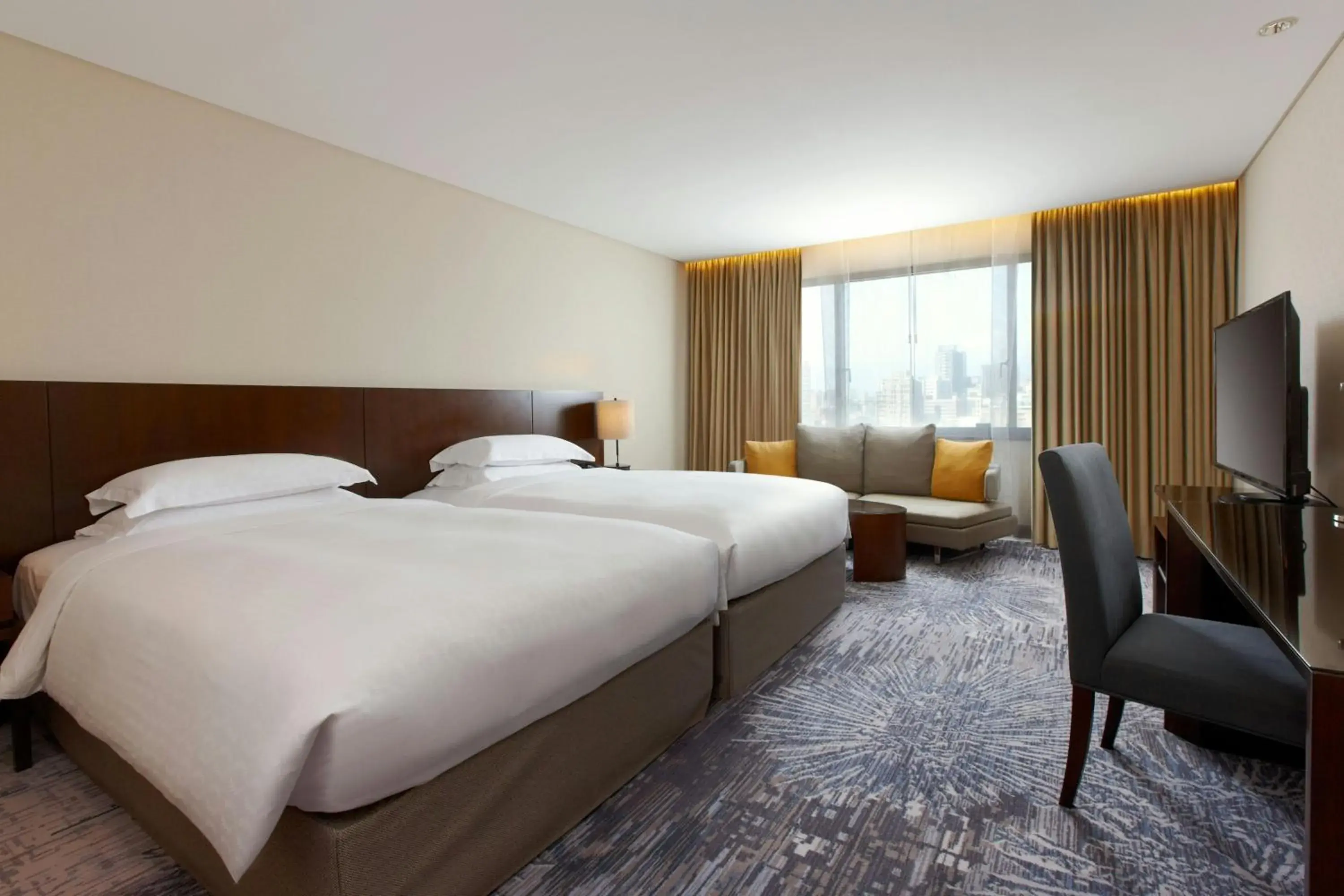 Premier Twin Room in Sheraton Grand Taipei Hotel Premier Twin Room in Sheraton Grand Taipei Hotel