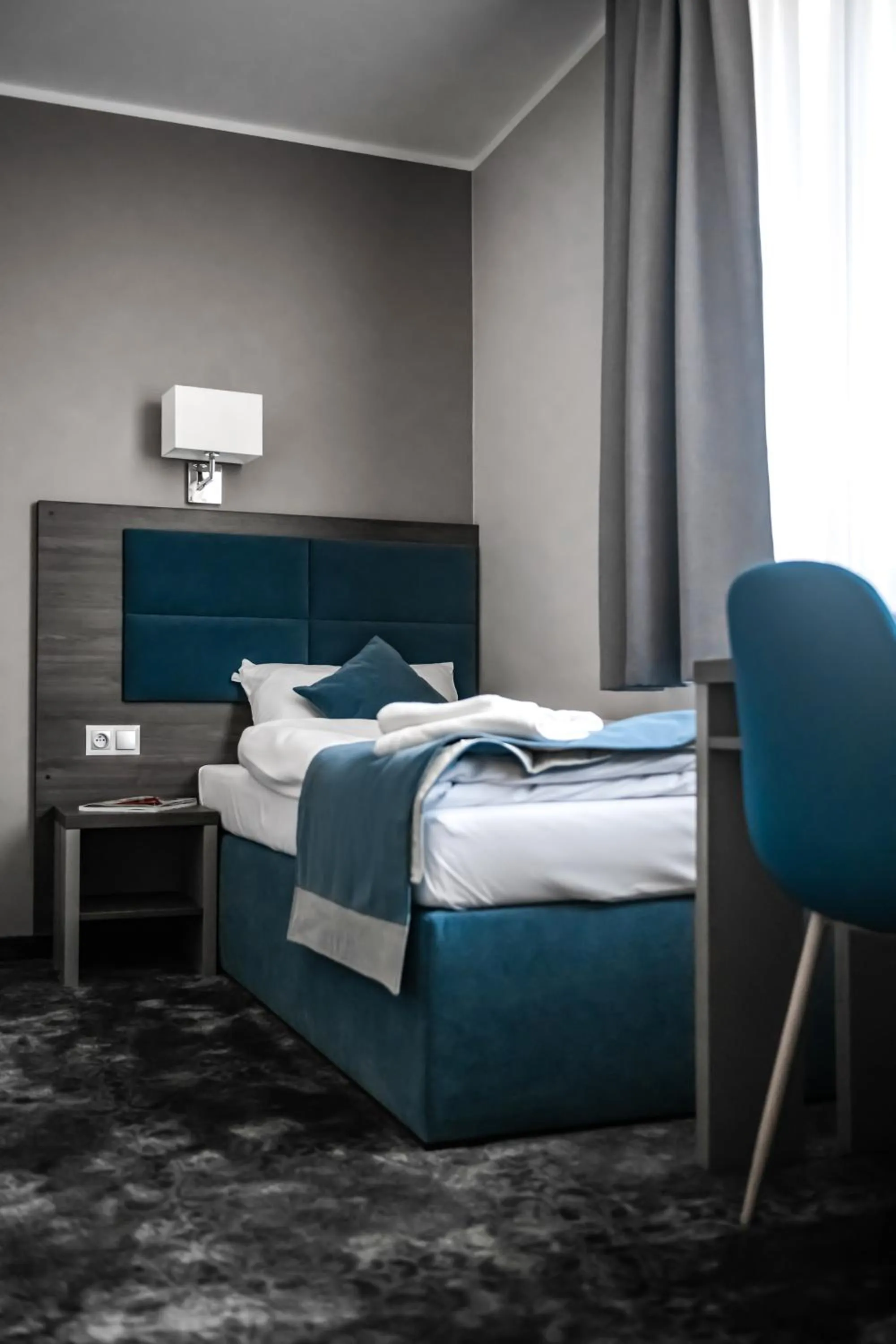 Bed in Hotel Sleep Wrocław