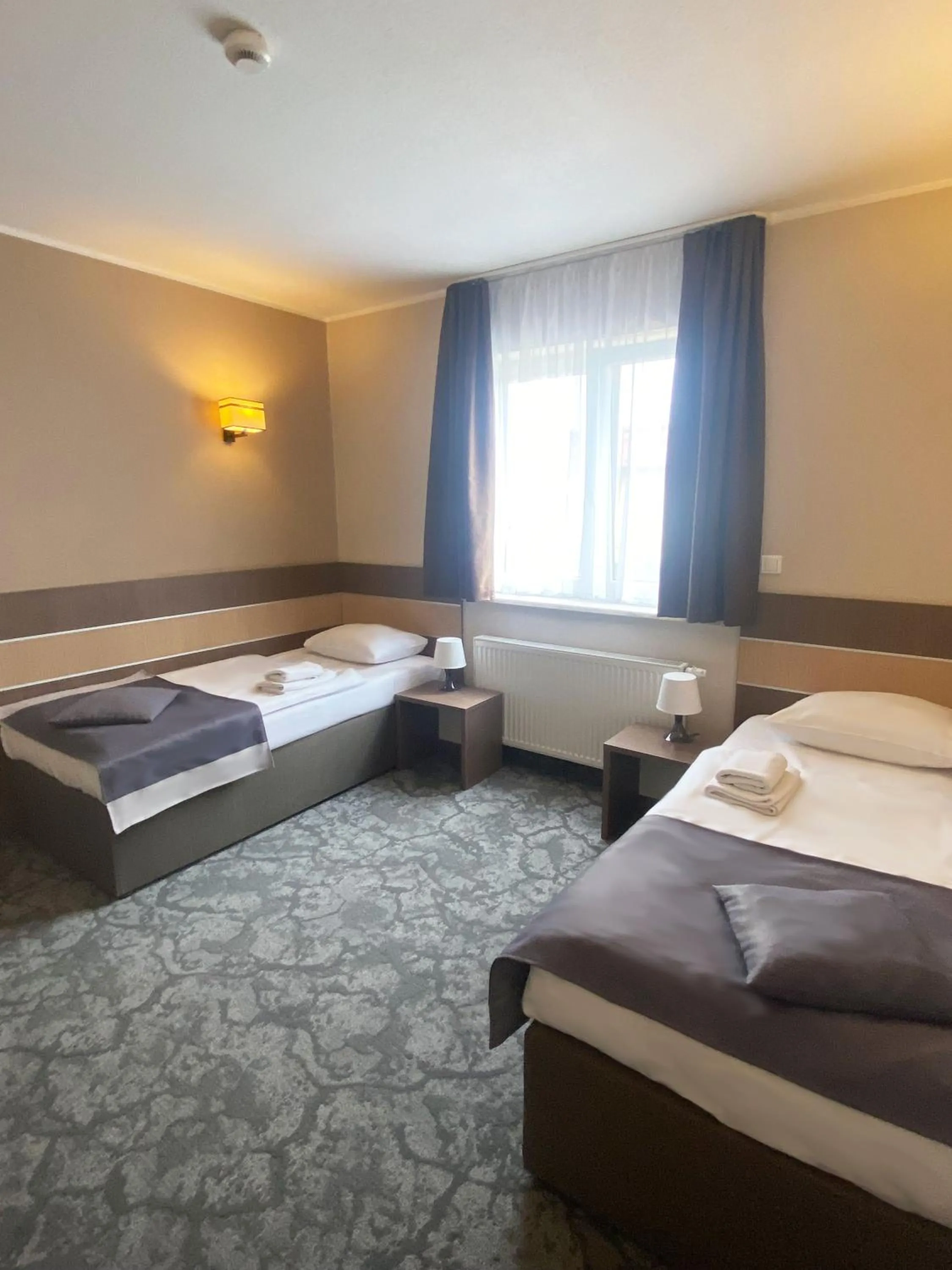 Bed in Hotel Sleep Wrocław