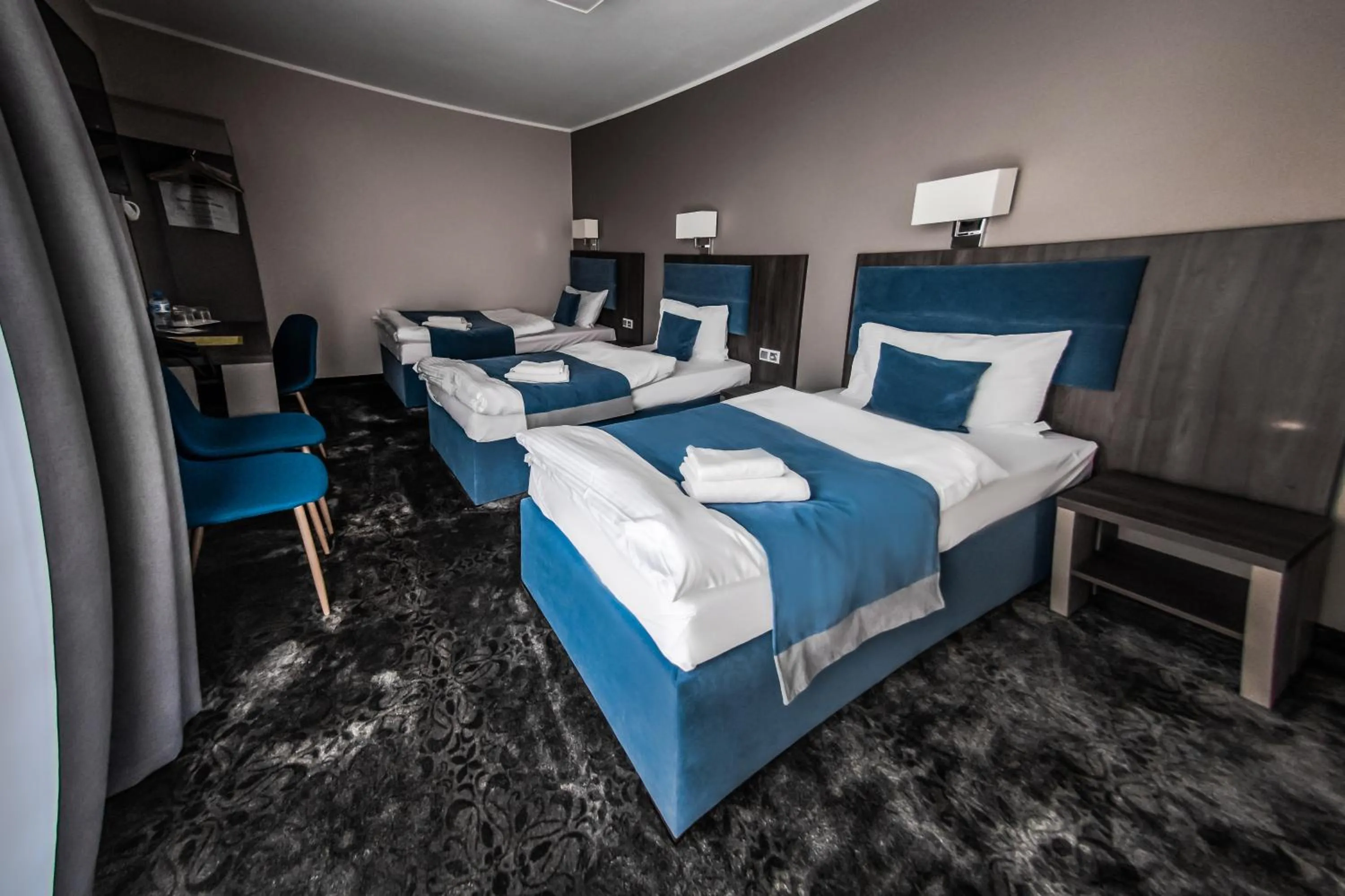 Bed in Hotel Sleep Wrocław