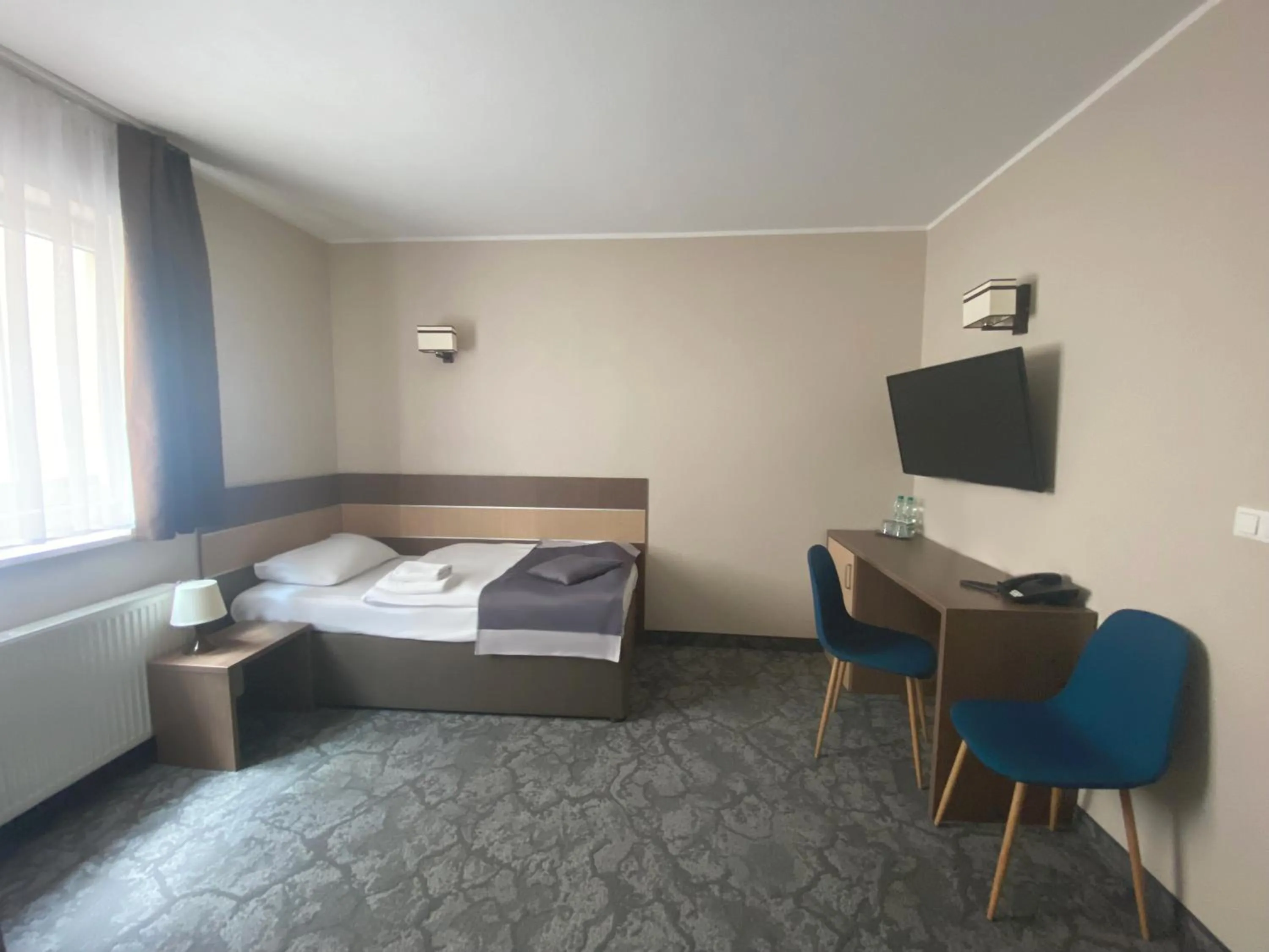 Bed in Hotel Sleep Wrocław