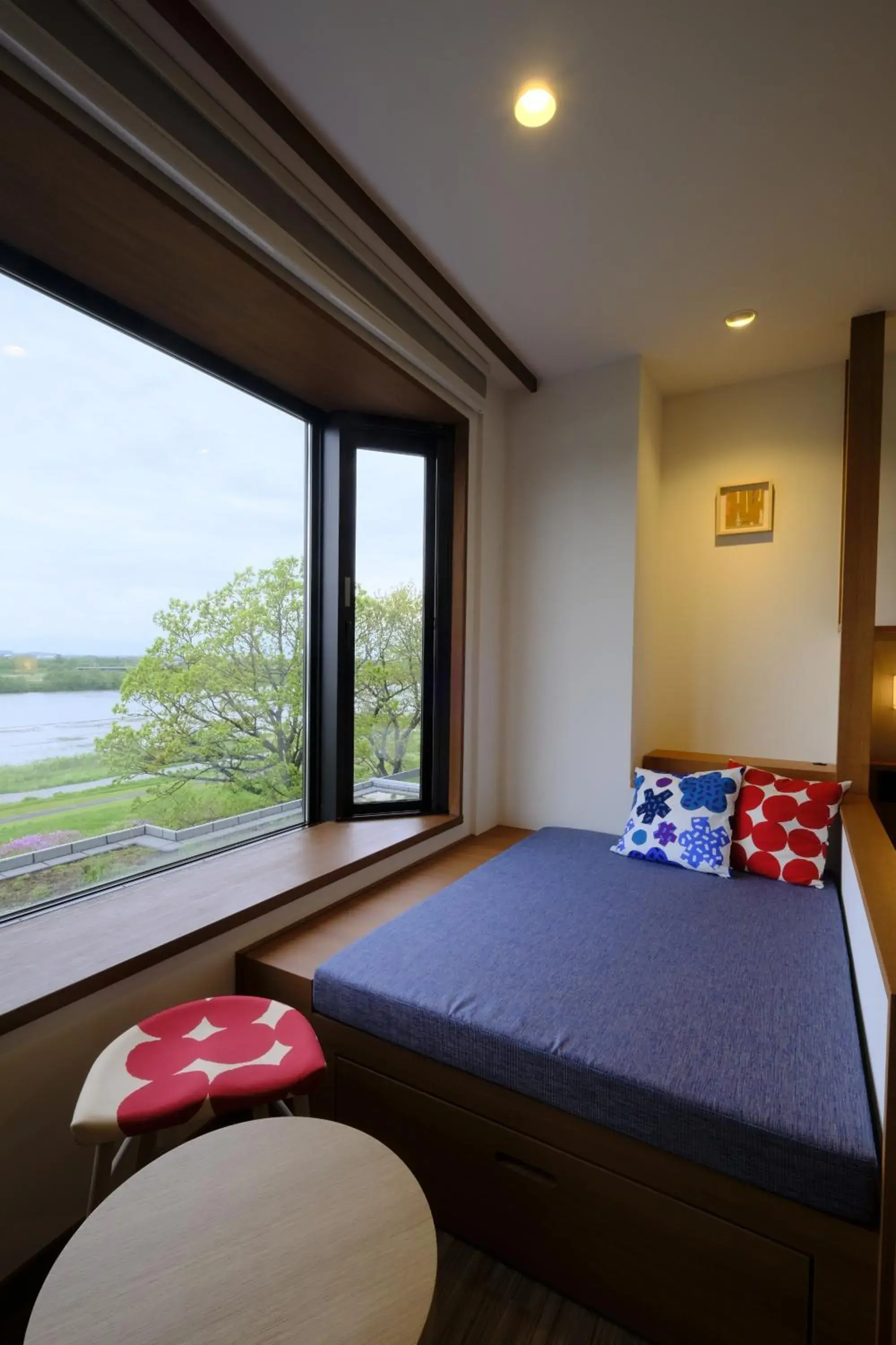 Room with Tatami Area & Self Foldings Moon View Bed - single occupancy - Non-Smoking - River View in Kangetsuen Room with Tatami Area & Self Foldings Moon View Bed - single occupancy - Non-Smoking - River View in Kangetsuen