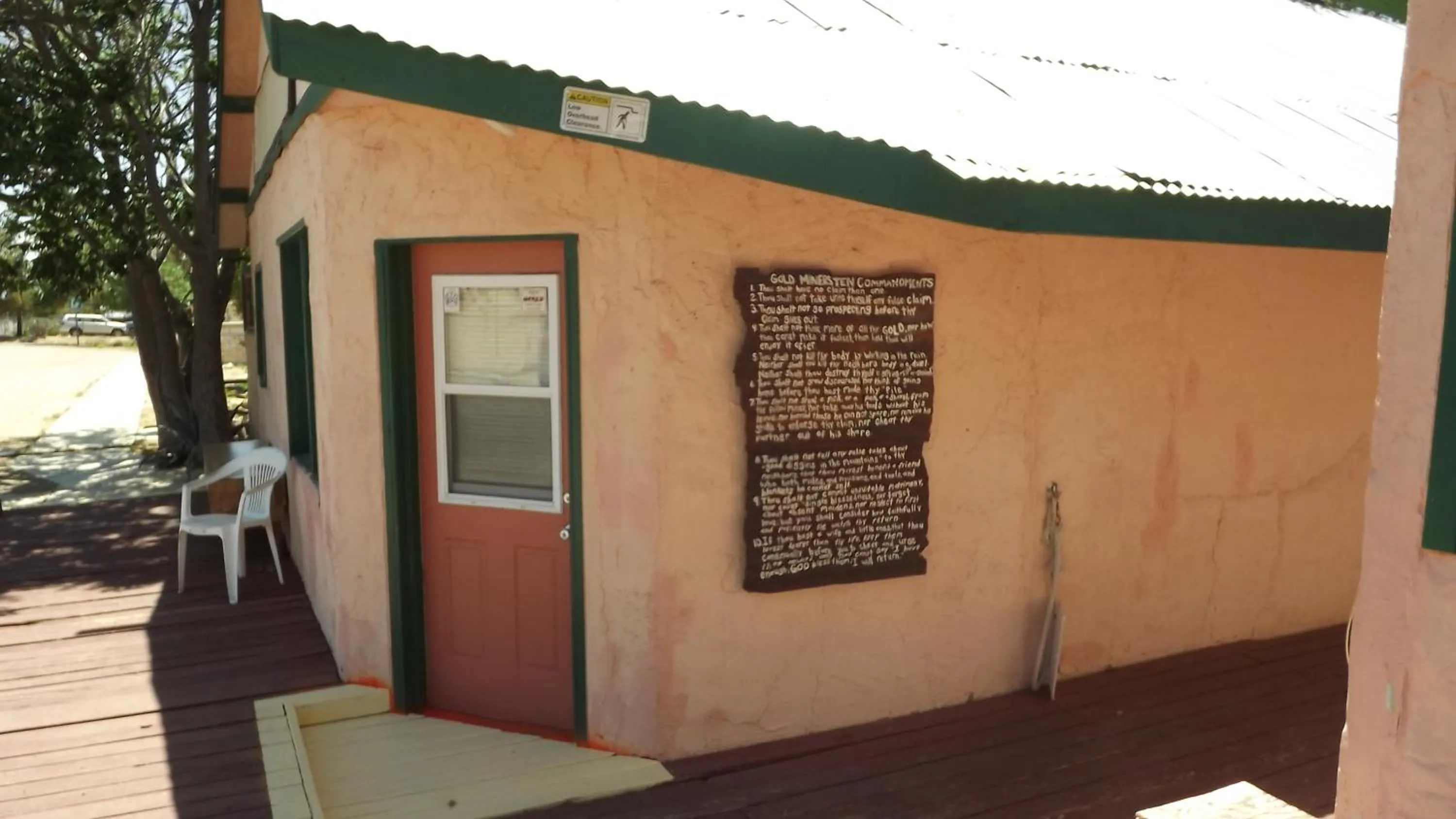 Decorative detail in Grand Canyon West Hotel Sheps Miners Inn