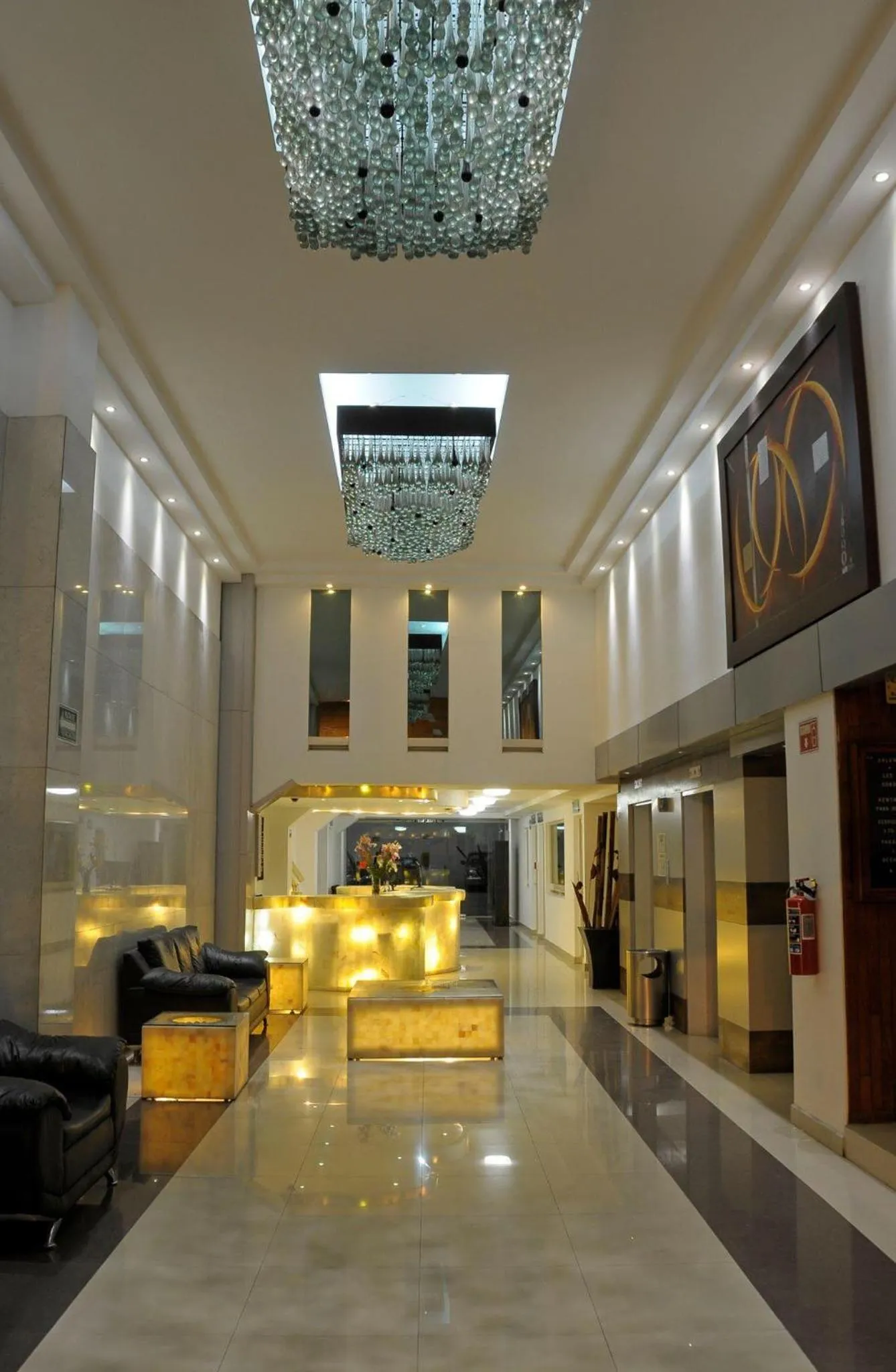 Lobby or reception in Hotel Real Rex