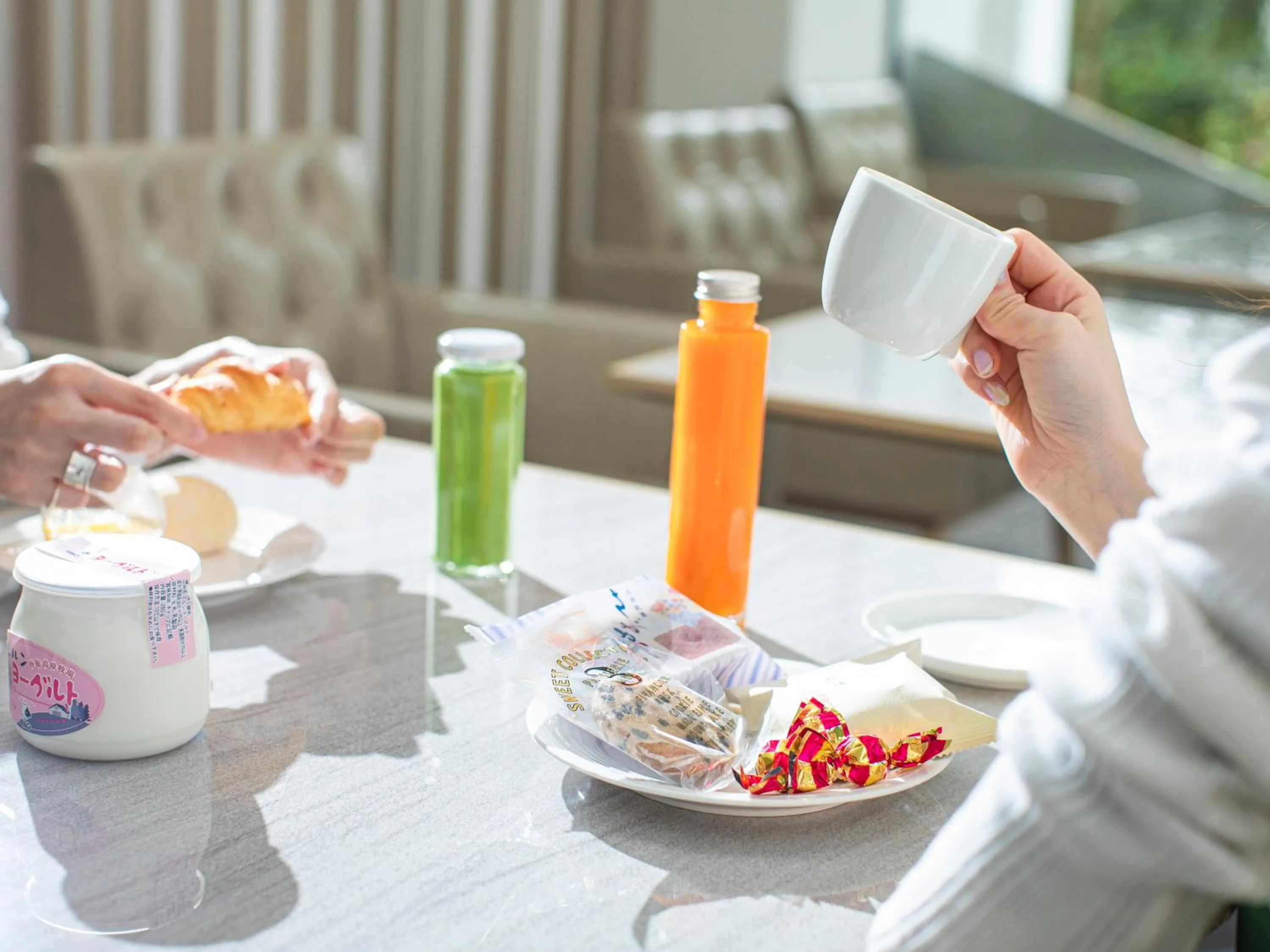 Continental breakfast in Garden Terrace Saga Hotel & Resorts