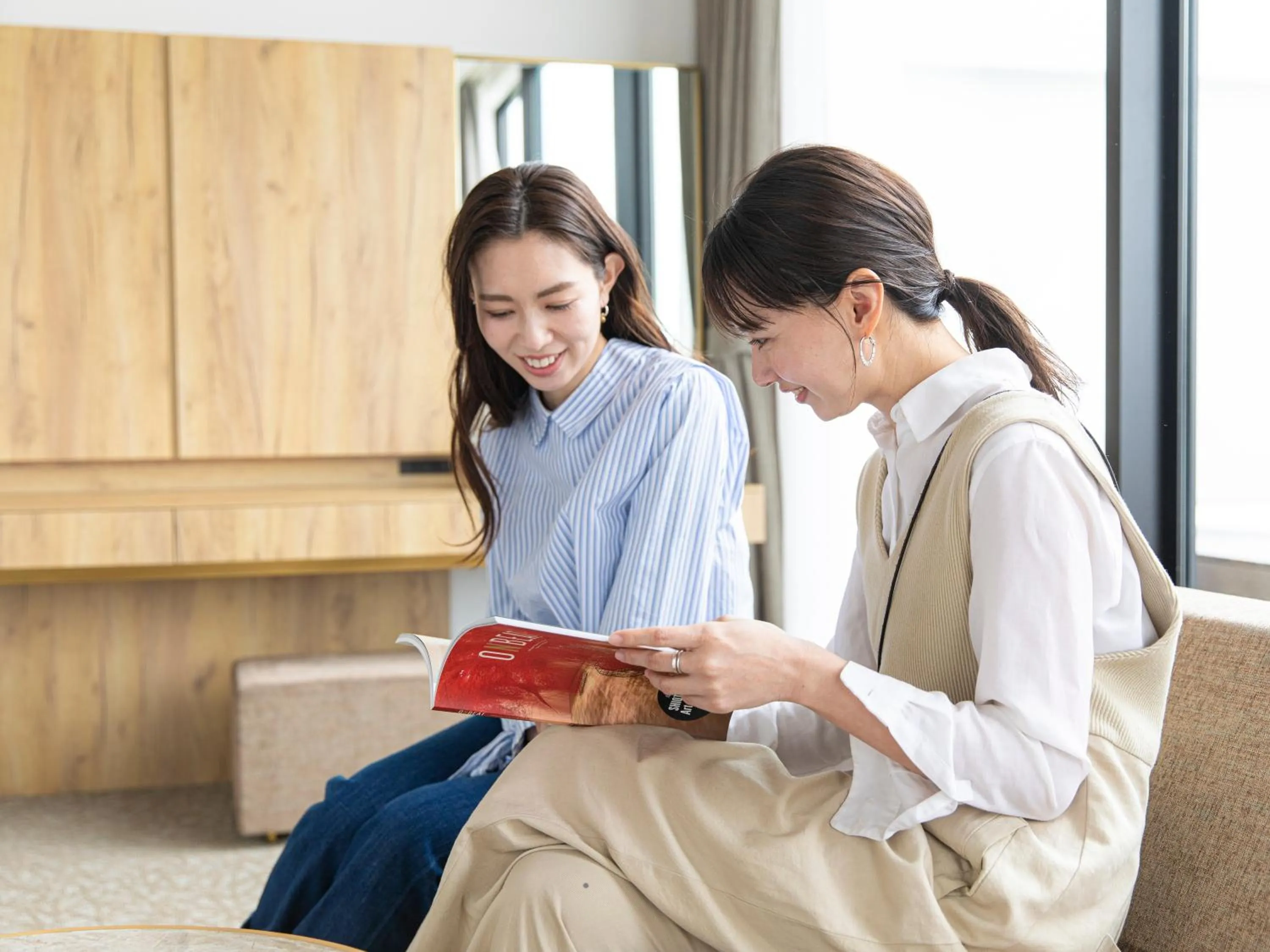 People in Garden Terrace Saga Hotel & Resorts