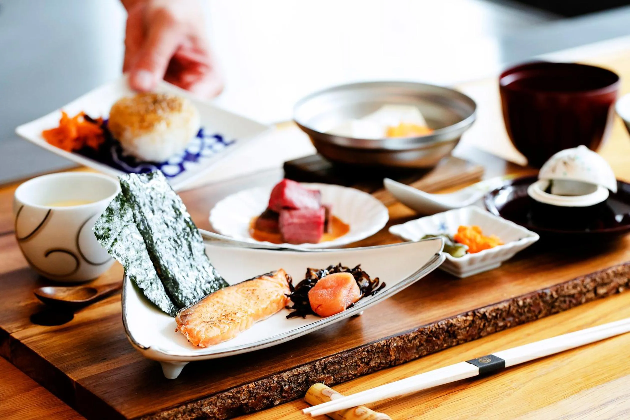 Food close-up in Garden Terrace Saga Hotel & Resorts