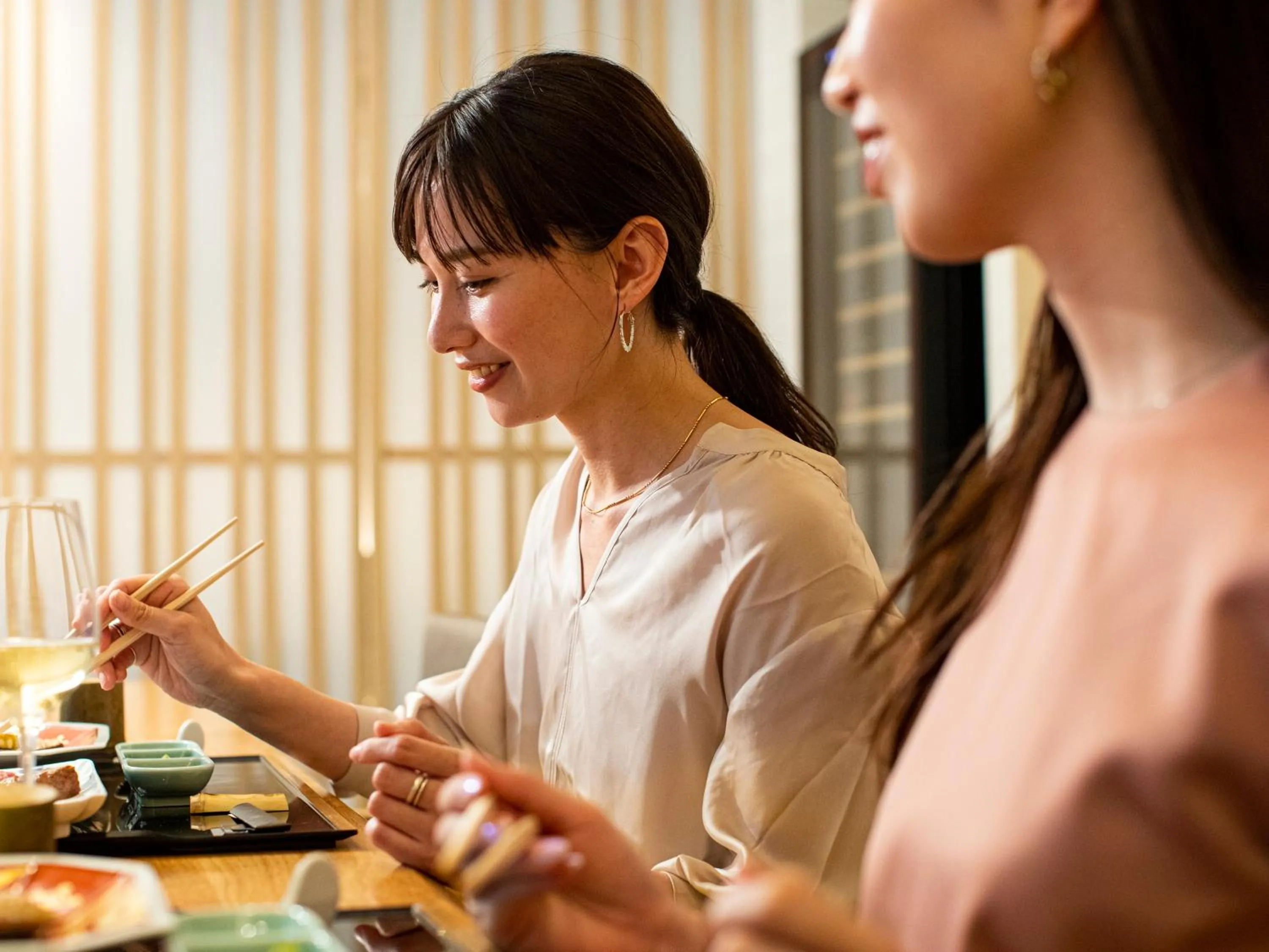 Guests in Garden Terrace Saga Hotel & Resorts