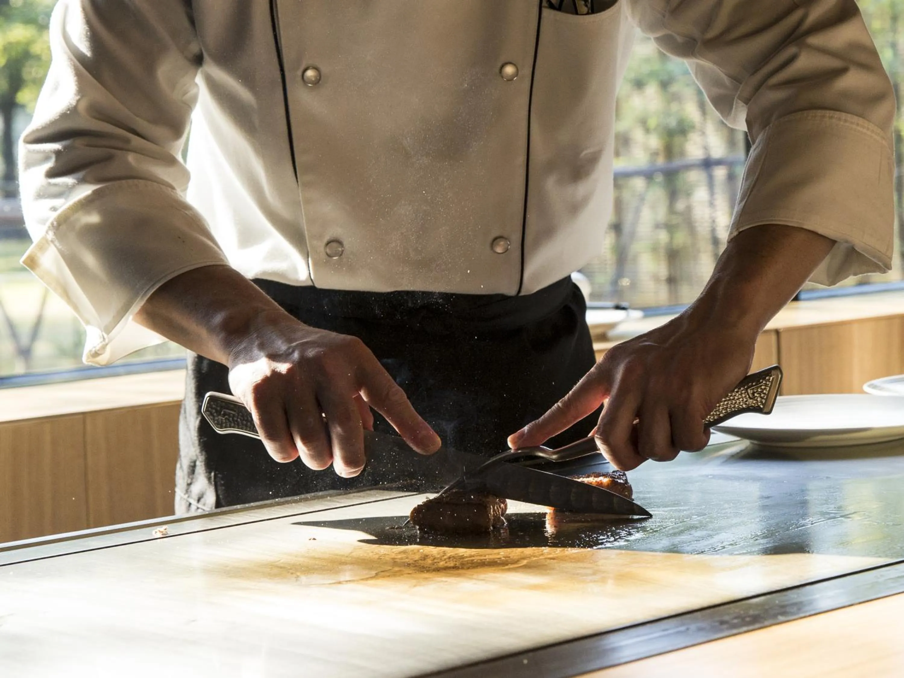 Dining area in Garden Terrace Saga Hotel & Resorts