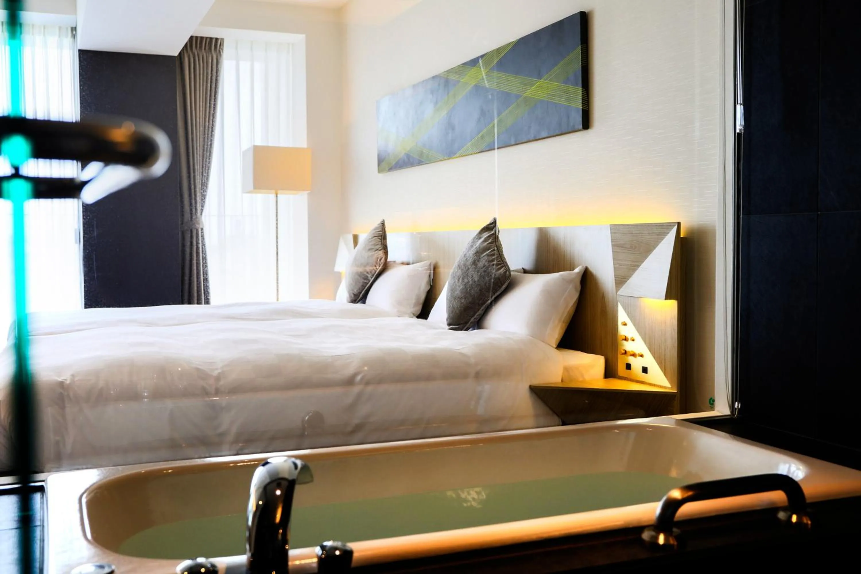 Photo of the whole room, Bed in Garden Terrace Saga Hotel & Resorts