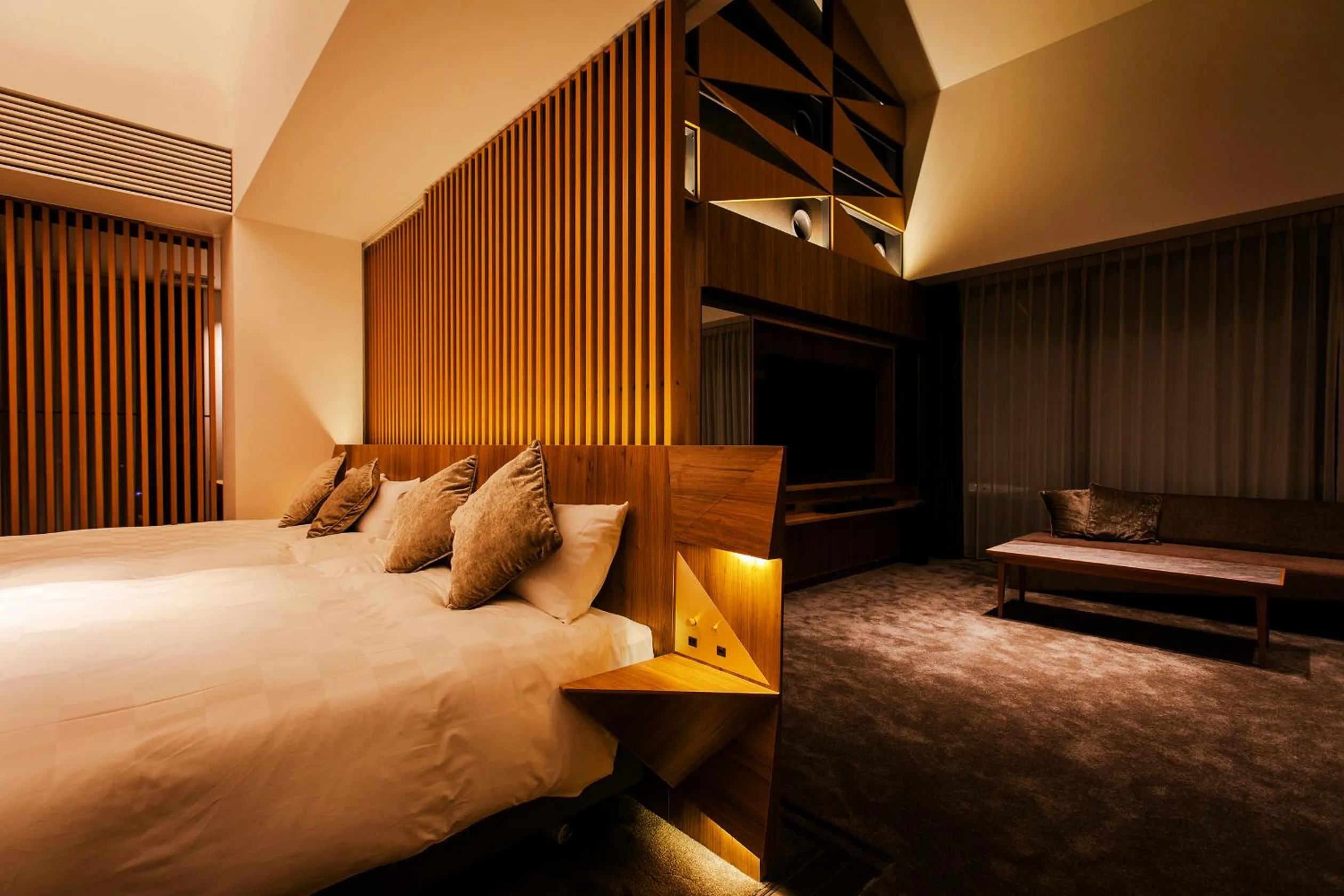 Photo of the whole room, Bed in Garden Terrace Saga Hotel & Resorts