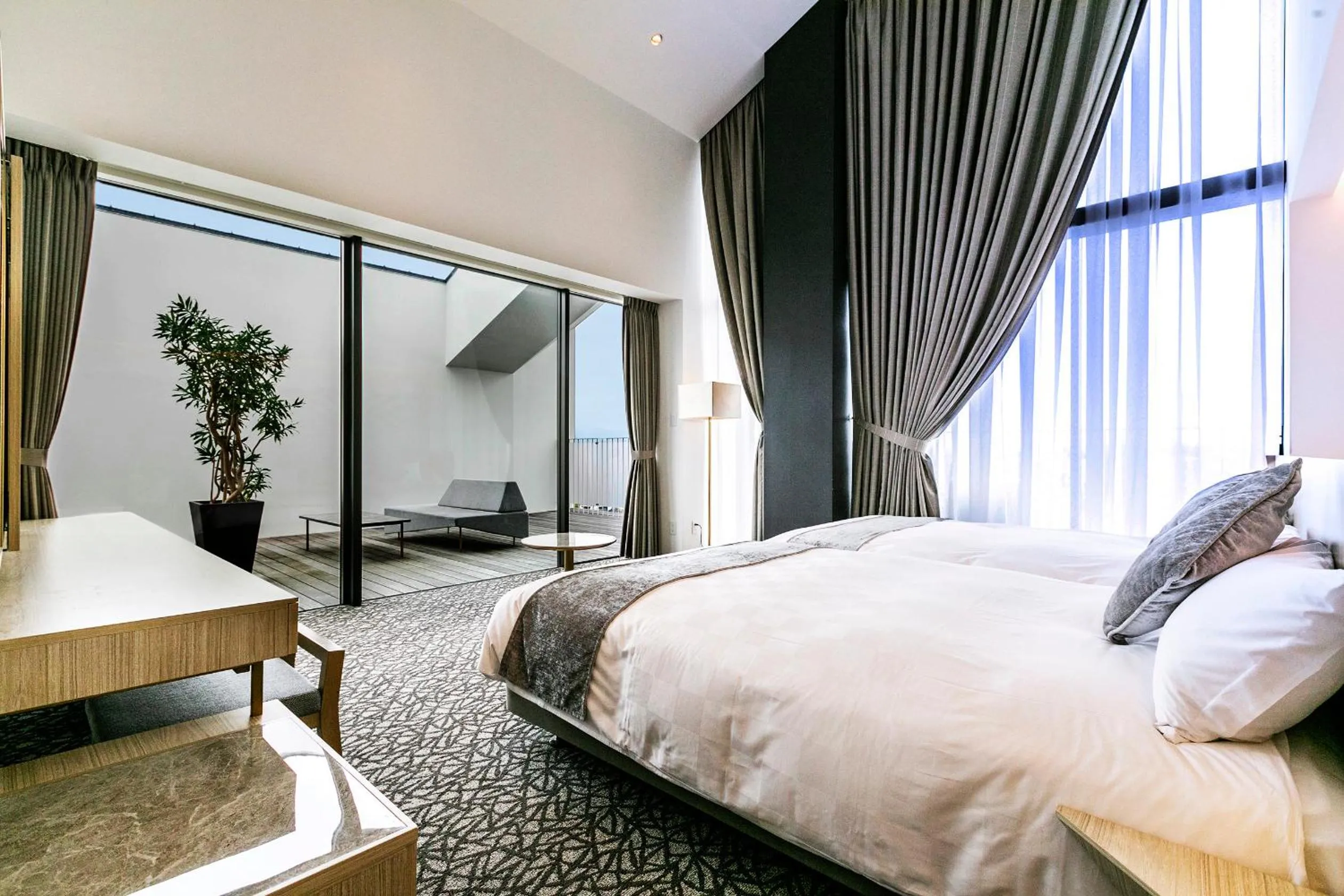 Photo of the whole room, Bed in Garden Terrace Saga Hotel & Resorts