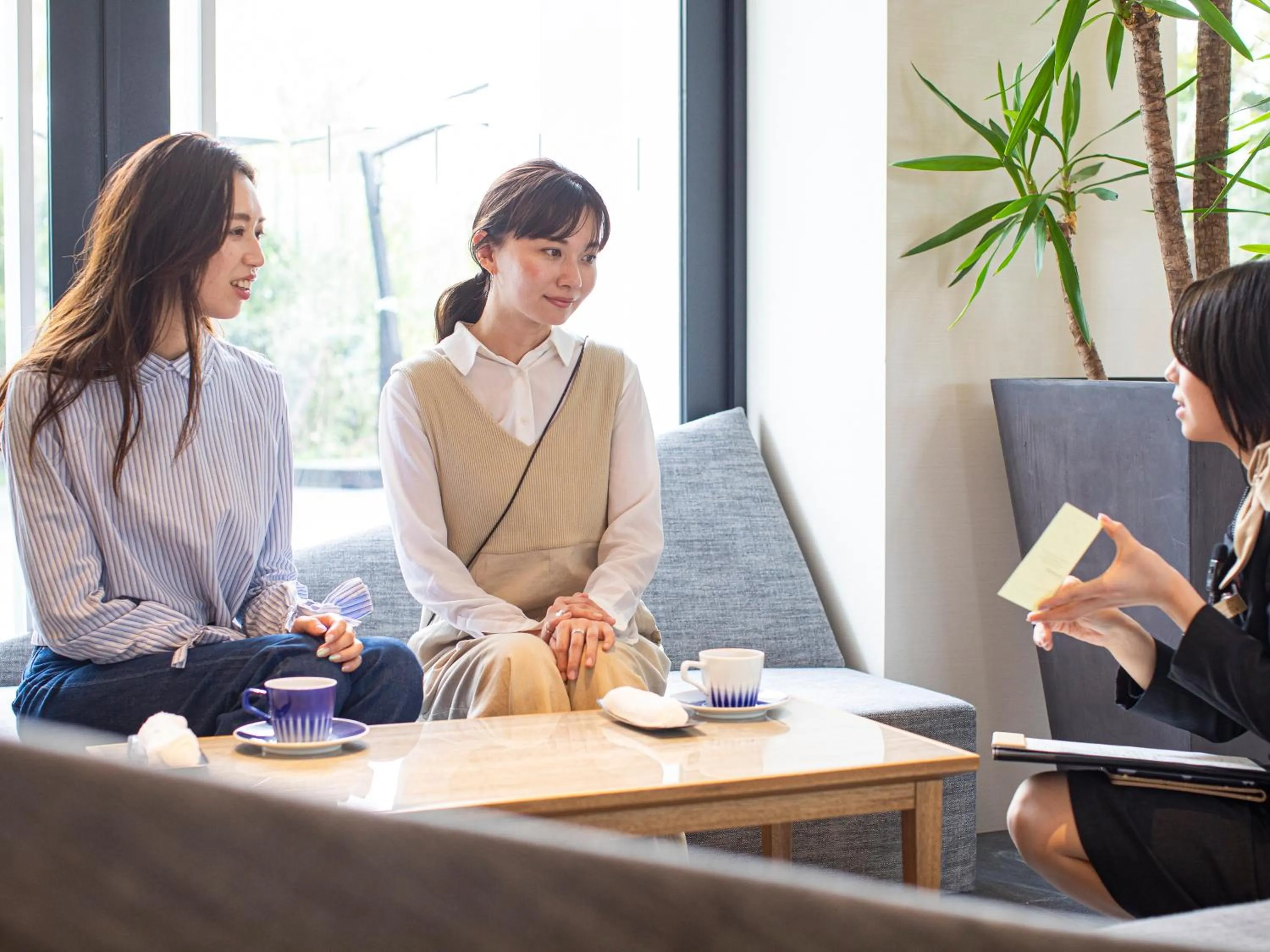 People in Garden Terrace Saga Hotel & Resorts